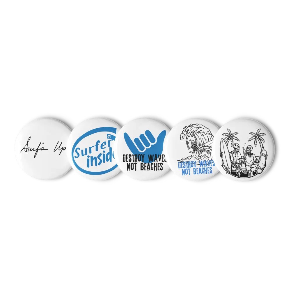 Surfer Pin Button Set product image (6)