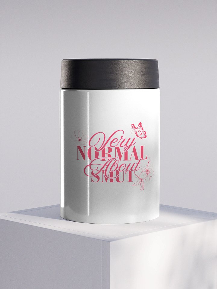 very normal about smut floral koozie product image (1)