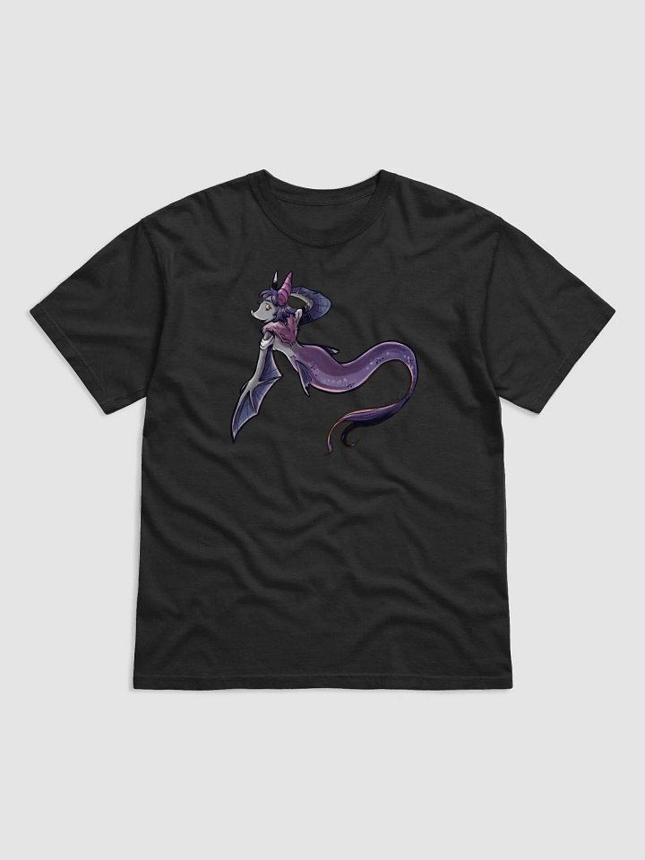 Bat Mermaid Fantasy T-Shirt - Whimsical Ocean Art product image (1)
