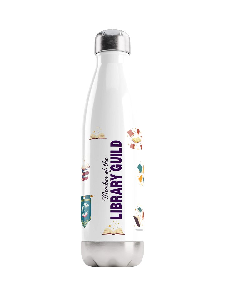 Library Guild Stainless Steel Water Bottle - Light product image (1)