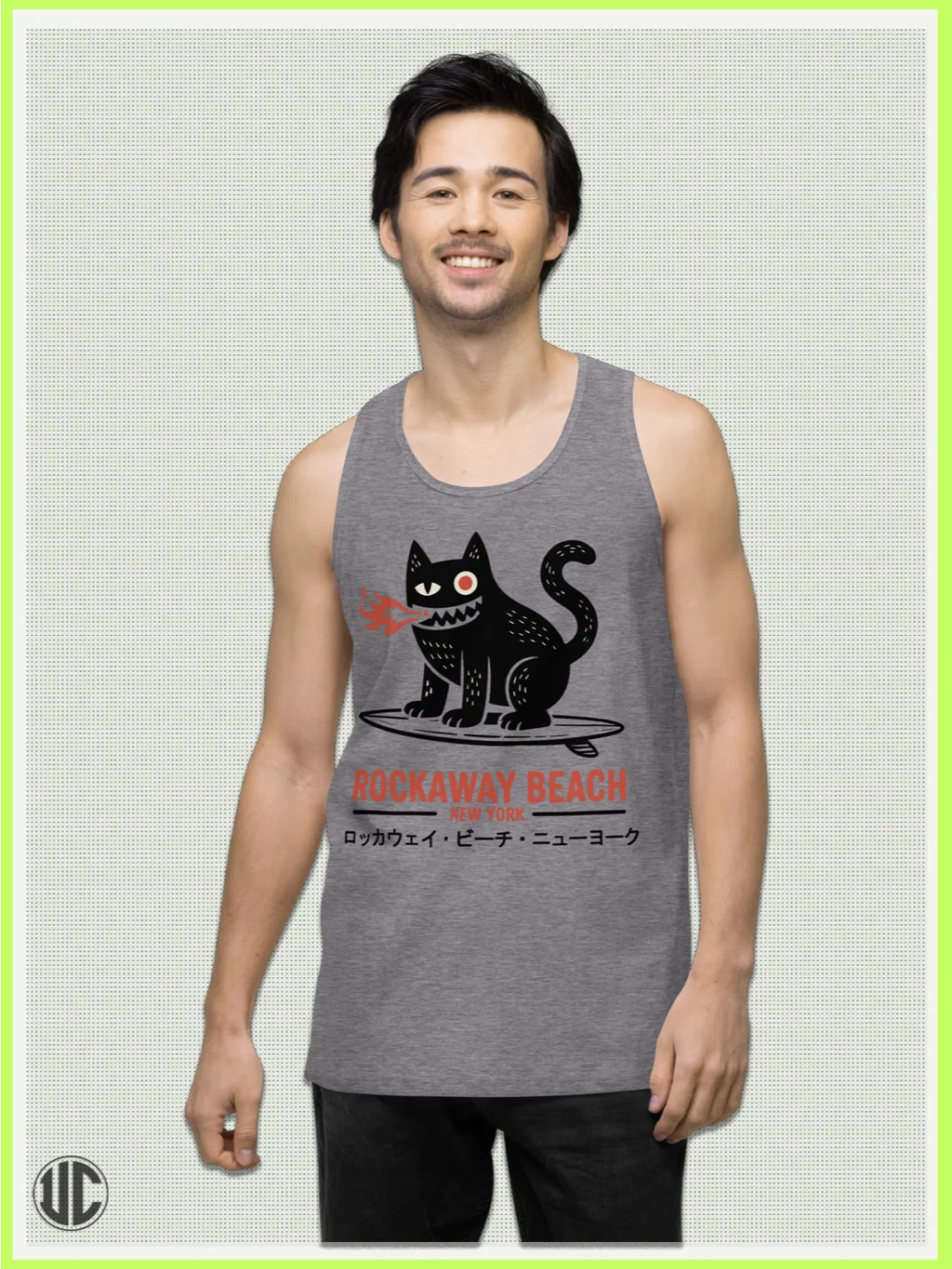 UnkoCon - Rockaway Beach NY Surfer Men's Tank Top product image (3)