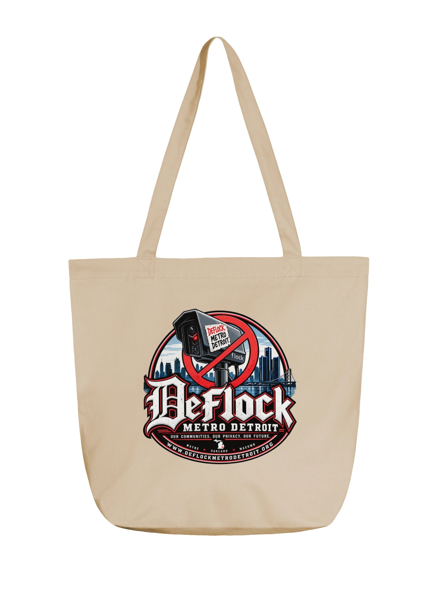 DeFlock Metro Detroit Logo Tote Bag product image (5)