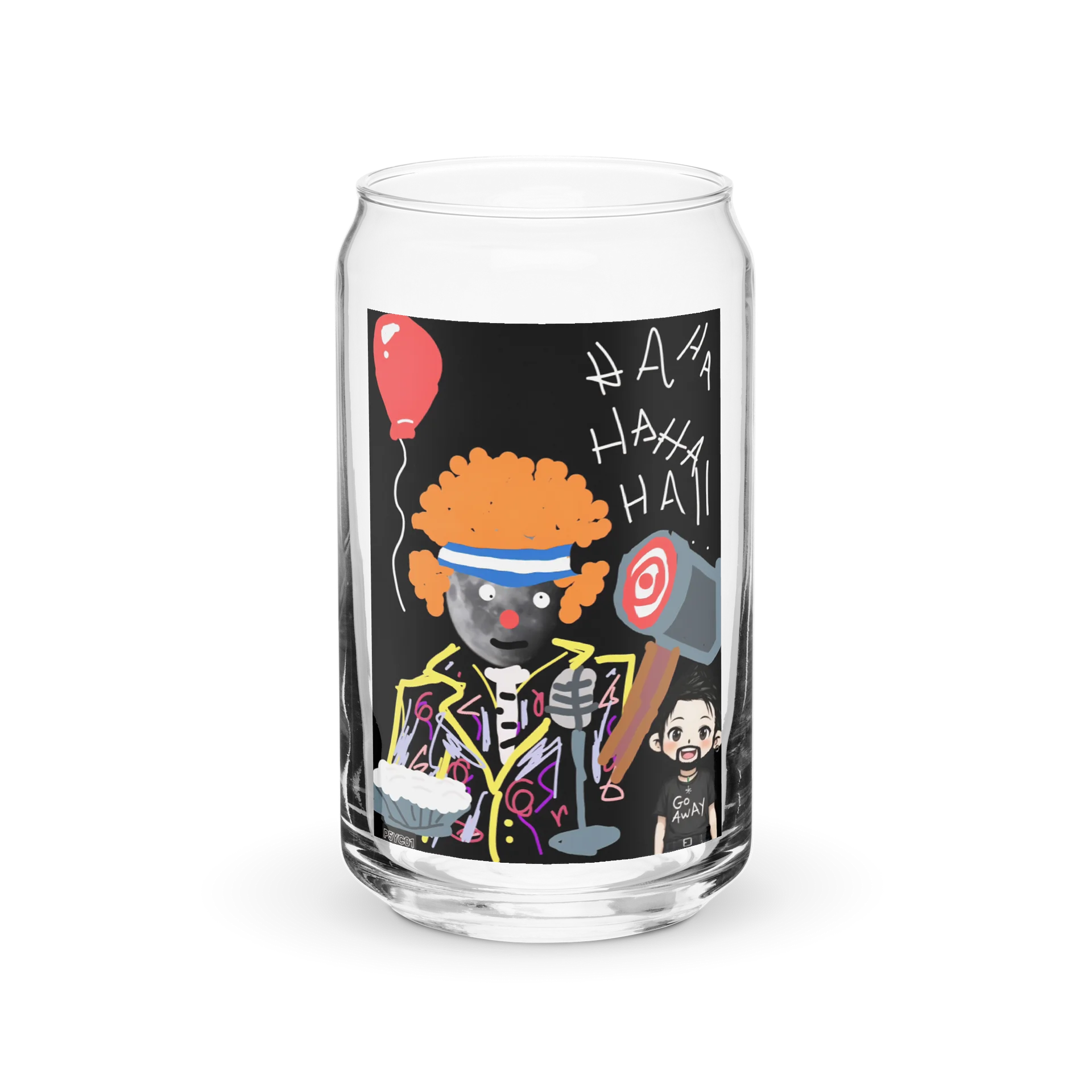 Mr.Moon Clown Can-Shaped Glass product image (1)