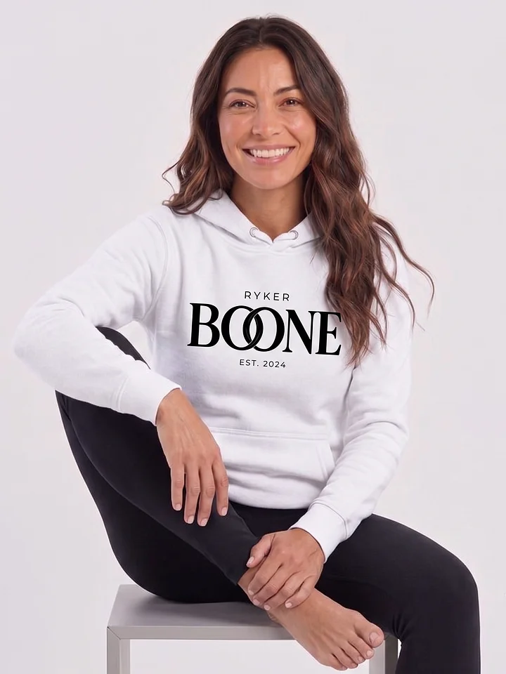 Ryker Boone "Honky Tonk Sundown" Premium Hoodie (White/Black Logo) product image (1)