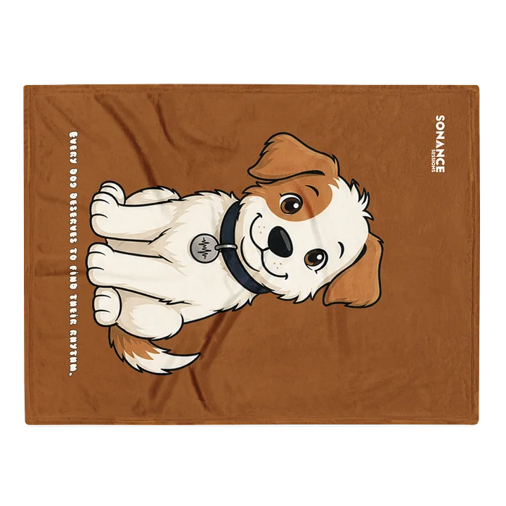 Sonance Dog Throw Blanket (Sit) Rich Gold product image (1)