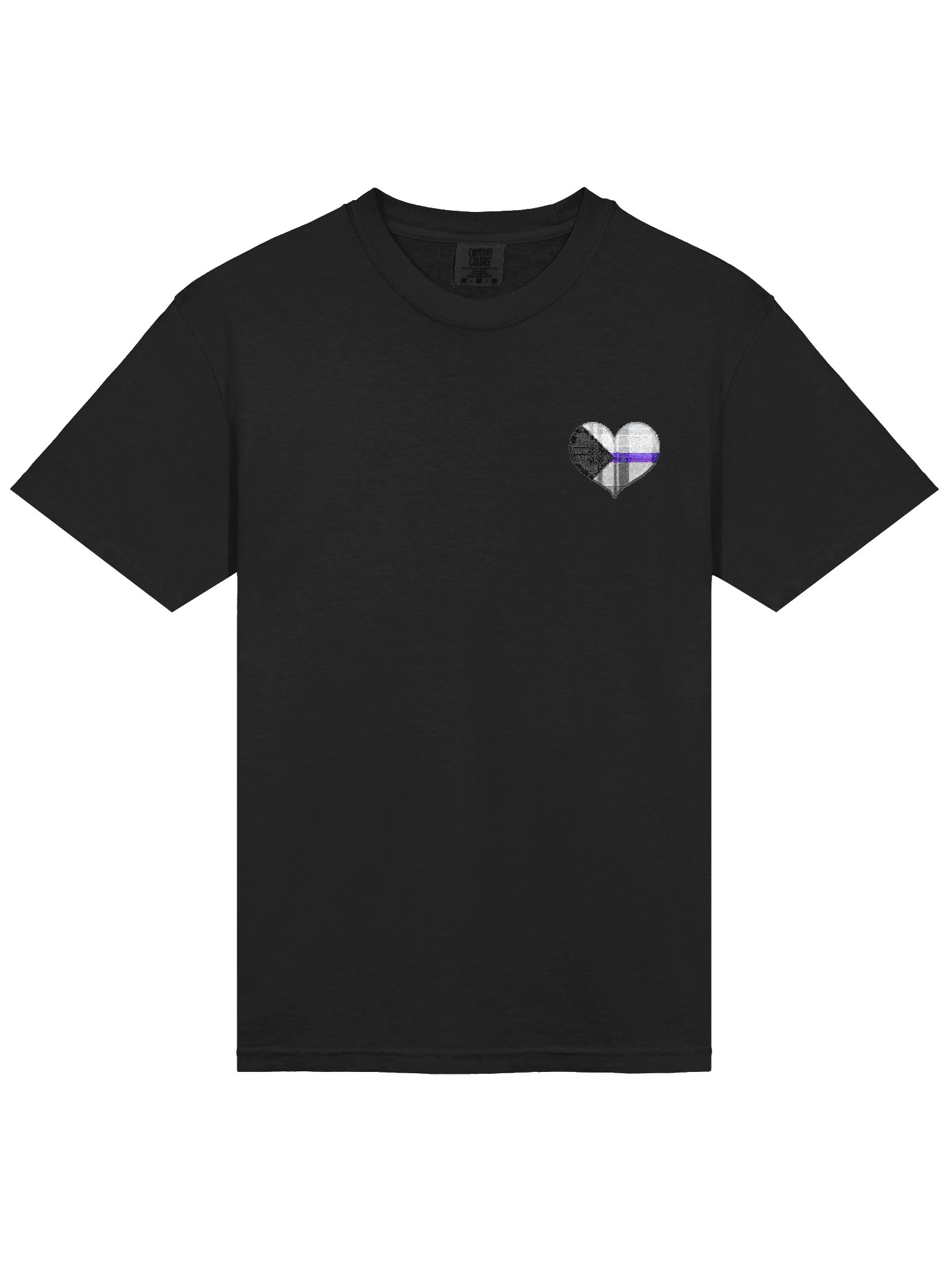 Demi Pride Flannel Heart Tee product image (3)