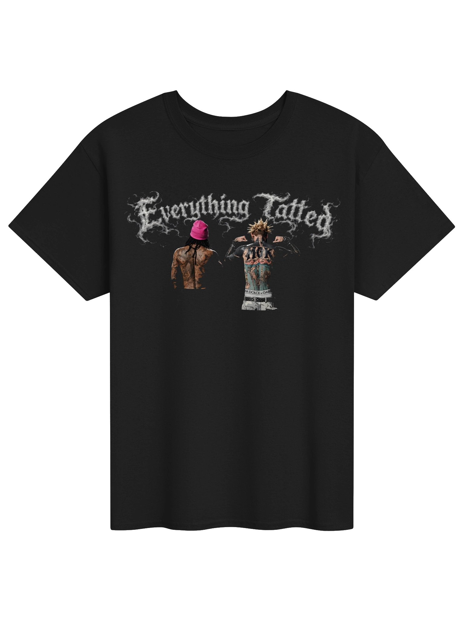 Machine Gun Kelly MGK x Wiz Khalifa Everything Tatted Tshirt product image (1)