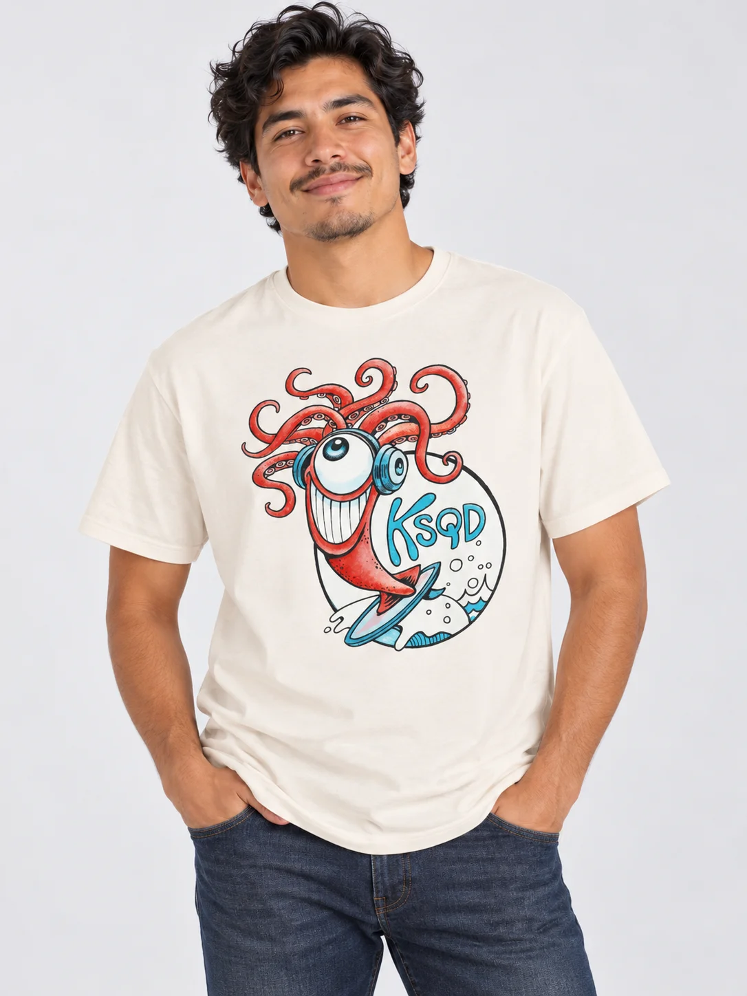 KSQD 2026 Winning Design – Squid & Ocean T-Shirt product image (1)