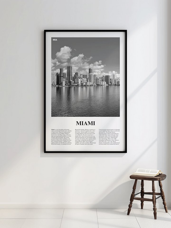 Miami 02 Newspaper Poster product image (2)