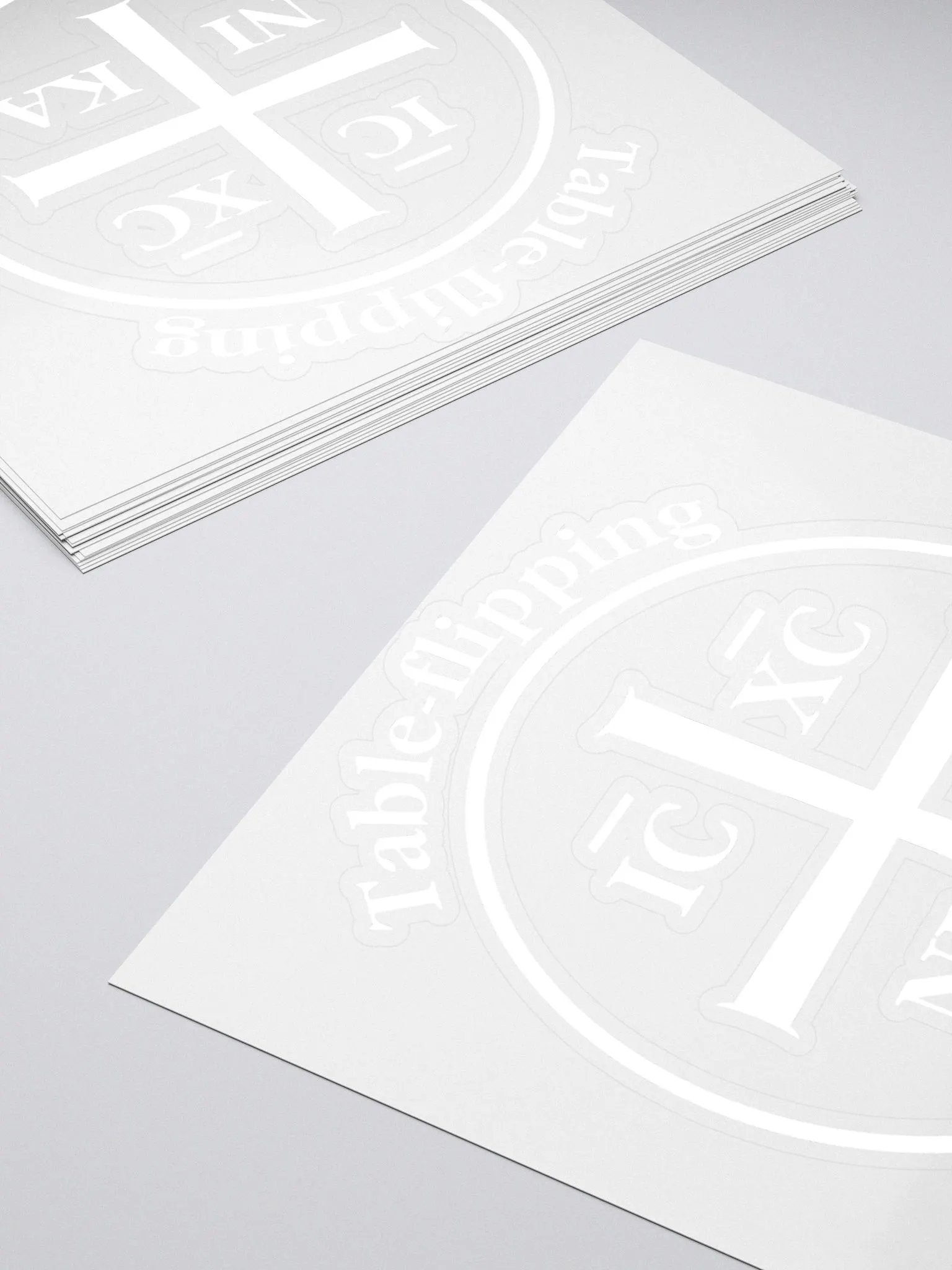 Table Flipper Sticker (White) product image (11)