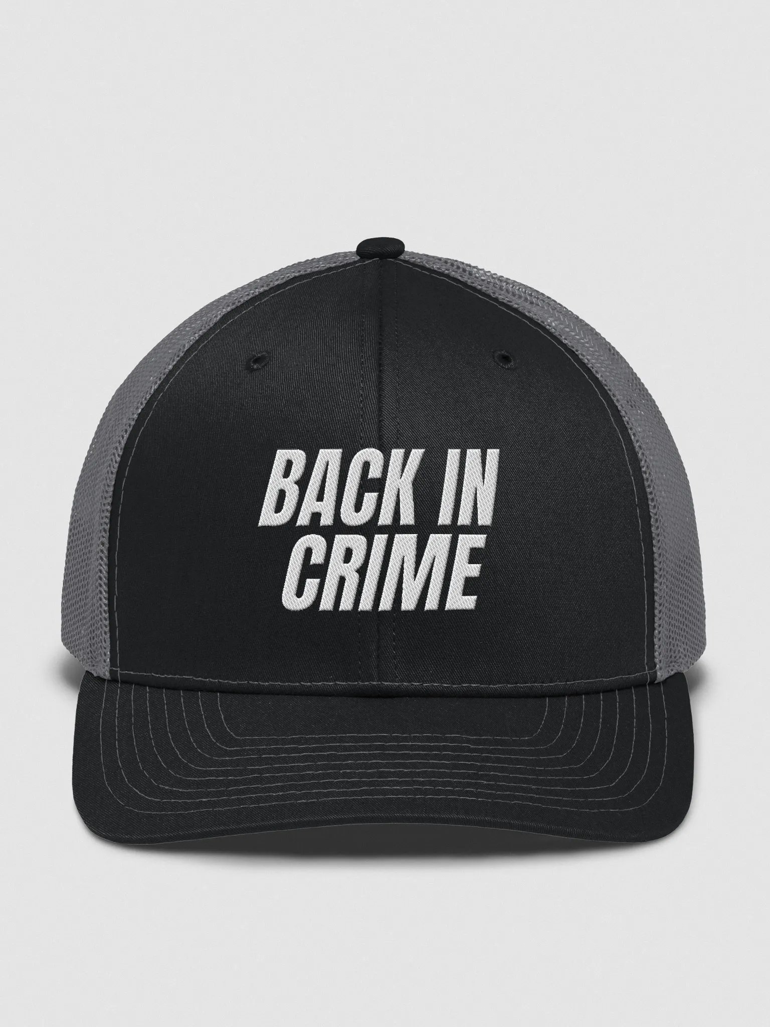 Back in Crime Trucker Hat product image (1)