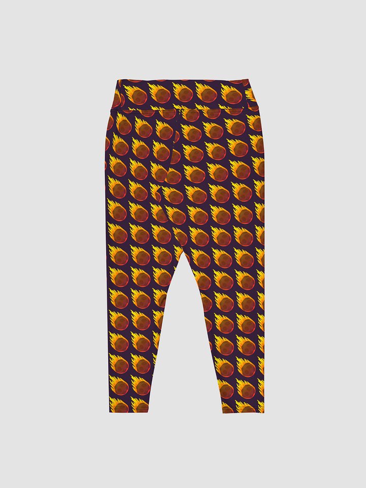 Comet Plus Size Leggings (Dark Purple) product image (2)