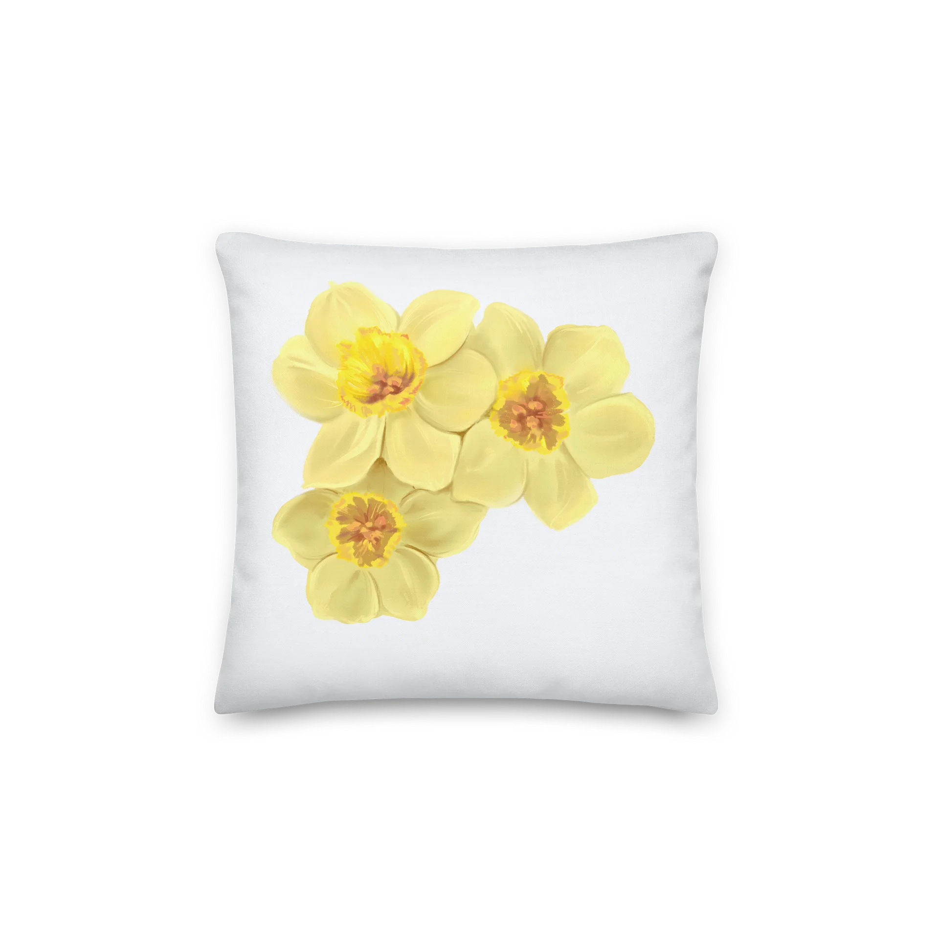 The Three Wandering Daffodils — Two-Sided Spring Pillow product image (2)