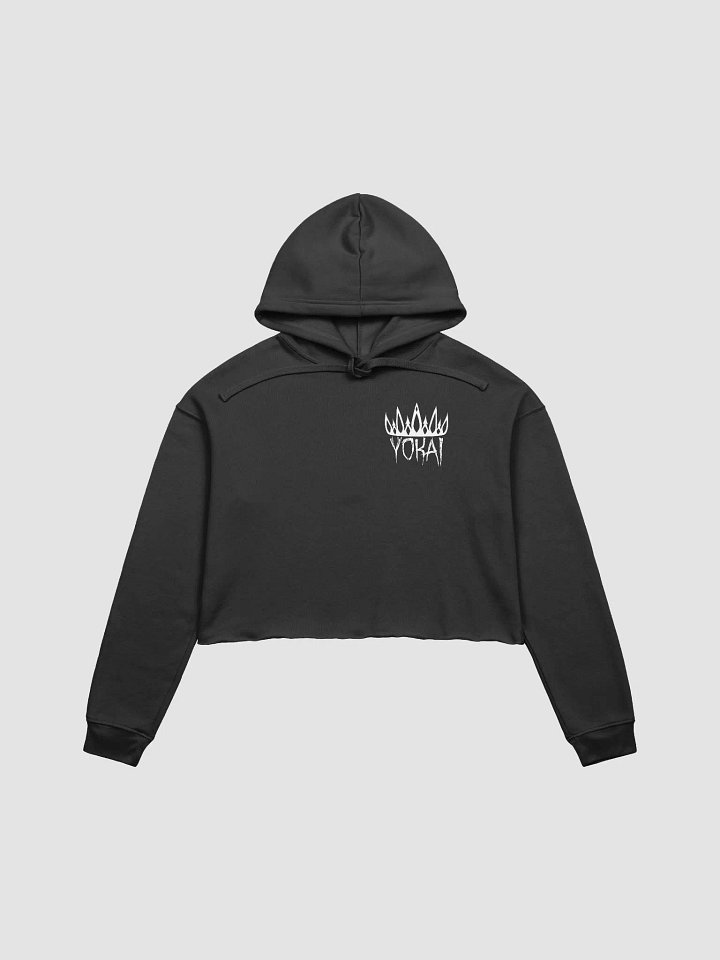 Yokai Queen (Small White Logo) - Cropped Sweatshirt product image (1)