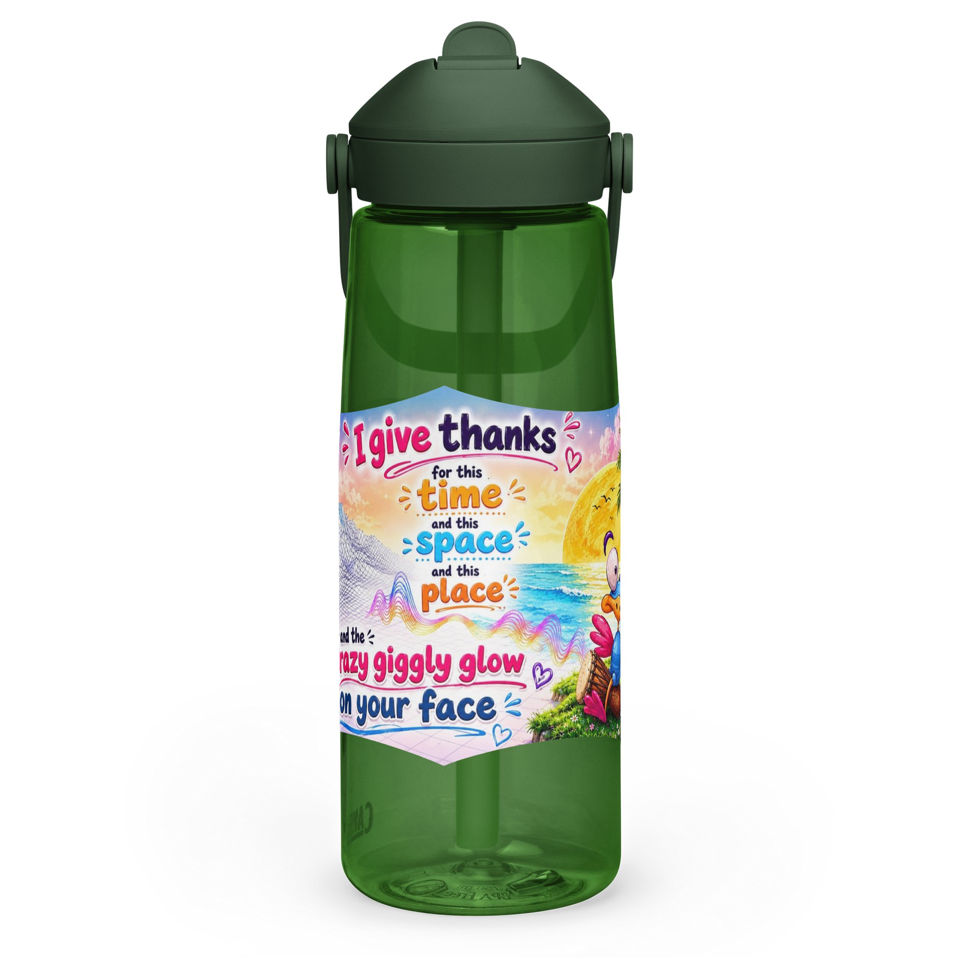 Giggly Glow Gratitude Water Bottle product image (3)