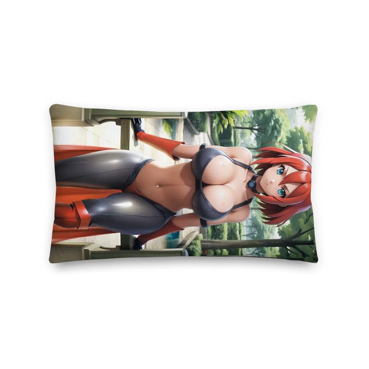 Crimson Breeze Anime Premium Pillow product image (1)