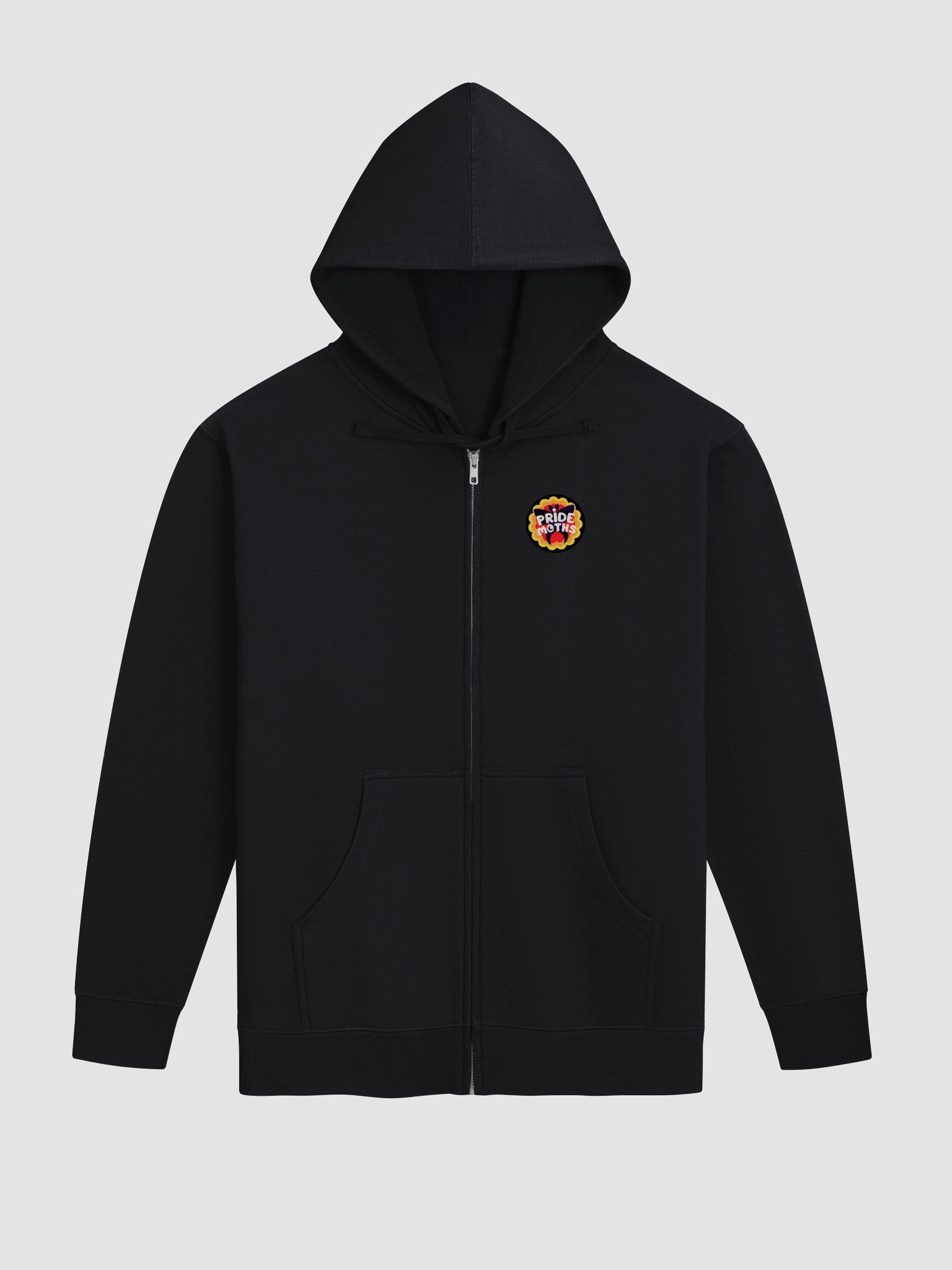 № 4 | PANSEXUAL PRIDE MOTH | TAROT CARD STYLE | ZIP-UP HOODIE product image (3)