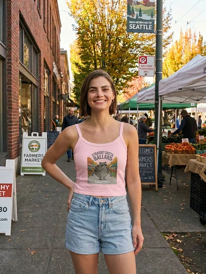 Jimothy the Raccoon Bella+Canvas Women's Micro-Rib Tank Top product image (1)