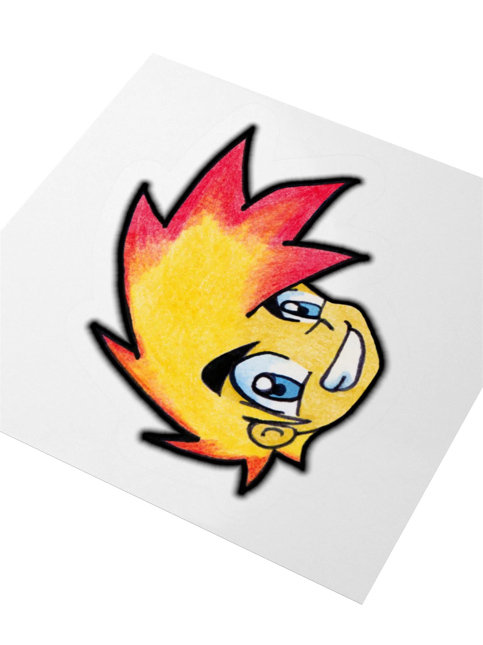 'Red' Kiss Cut Stickers product image (3)
