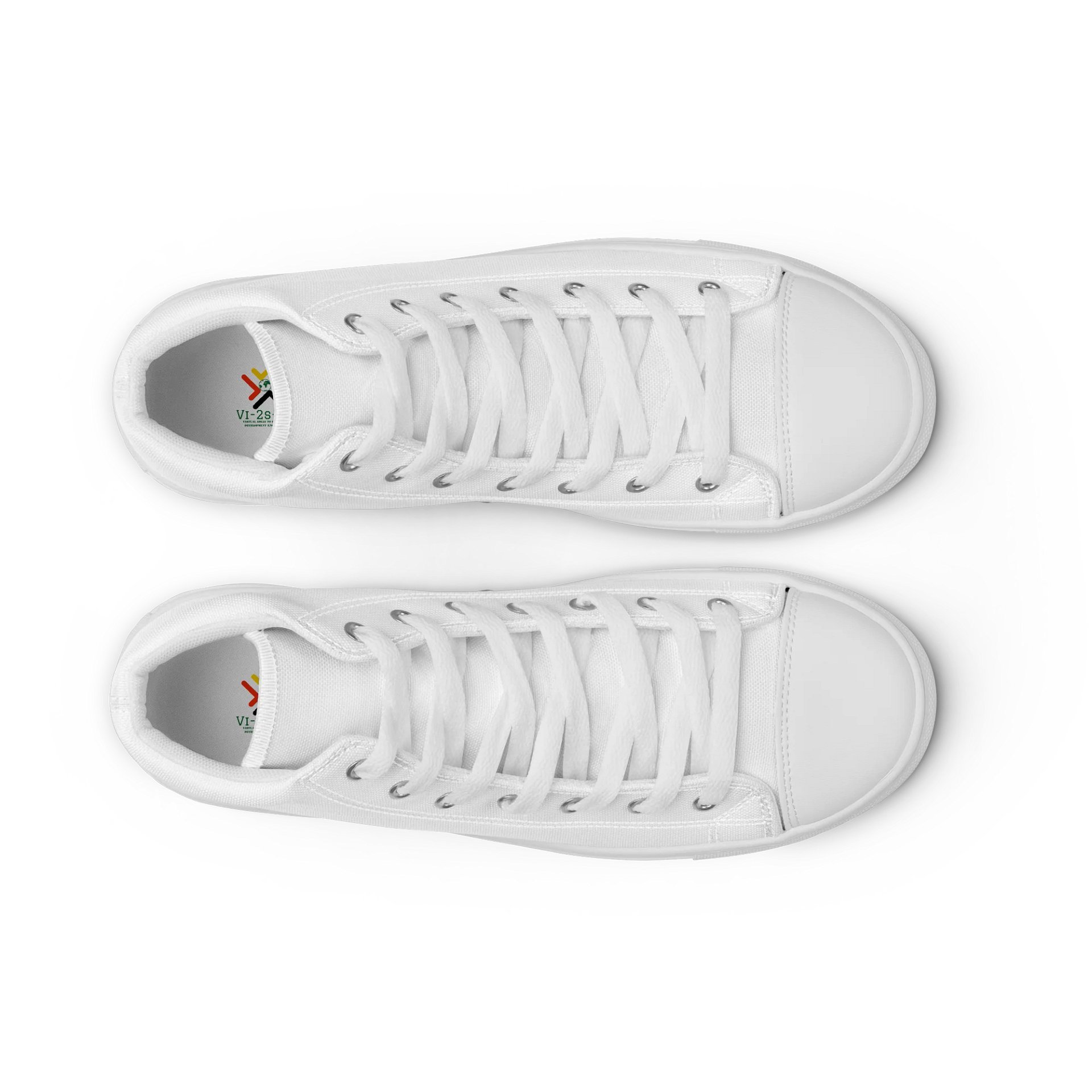 Inspire.Educate.Empower. Women's High Top Canvas Shoes product image (7)