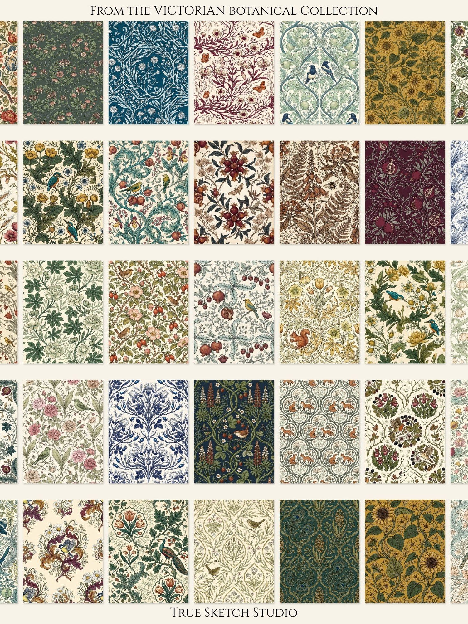 500 Victorian Botanical Junk Journal Pages, Vintage Floral Digital Paper Pack, Printable Scrapbook Ephemera, Decoupage Collection, 350 Bonus product image (7)
