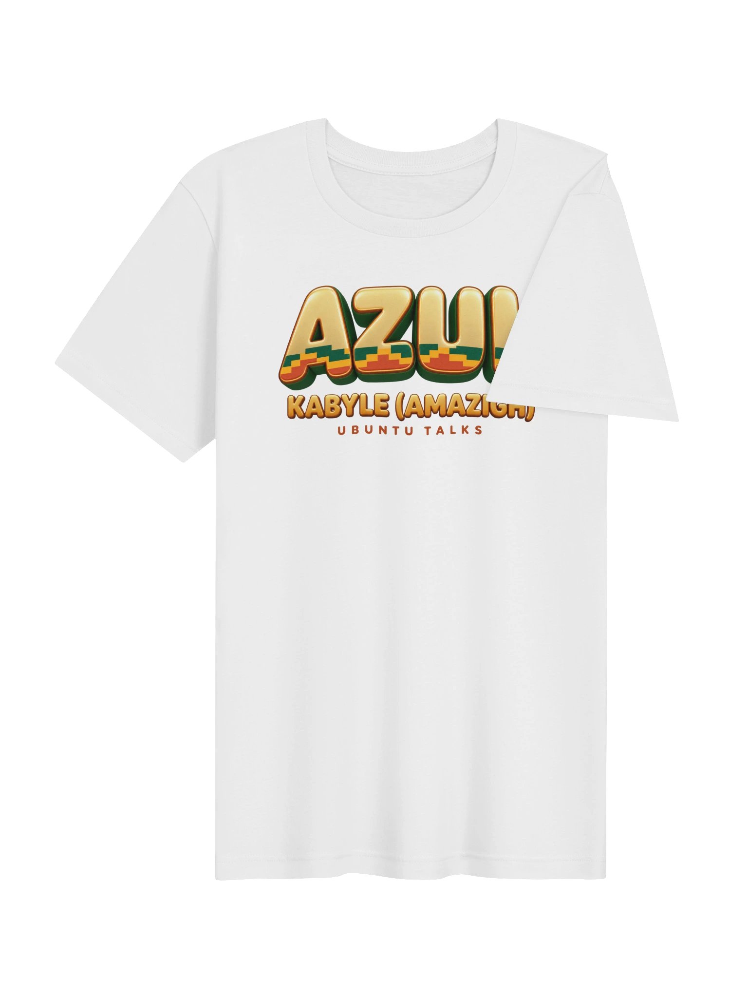 Ubuntu Talks Heritage — AZUL | Kabyle (Amazigh) Heritage Tee product image (7)