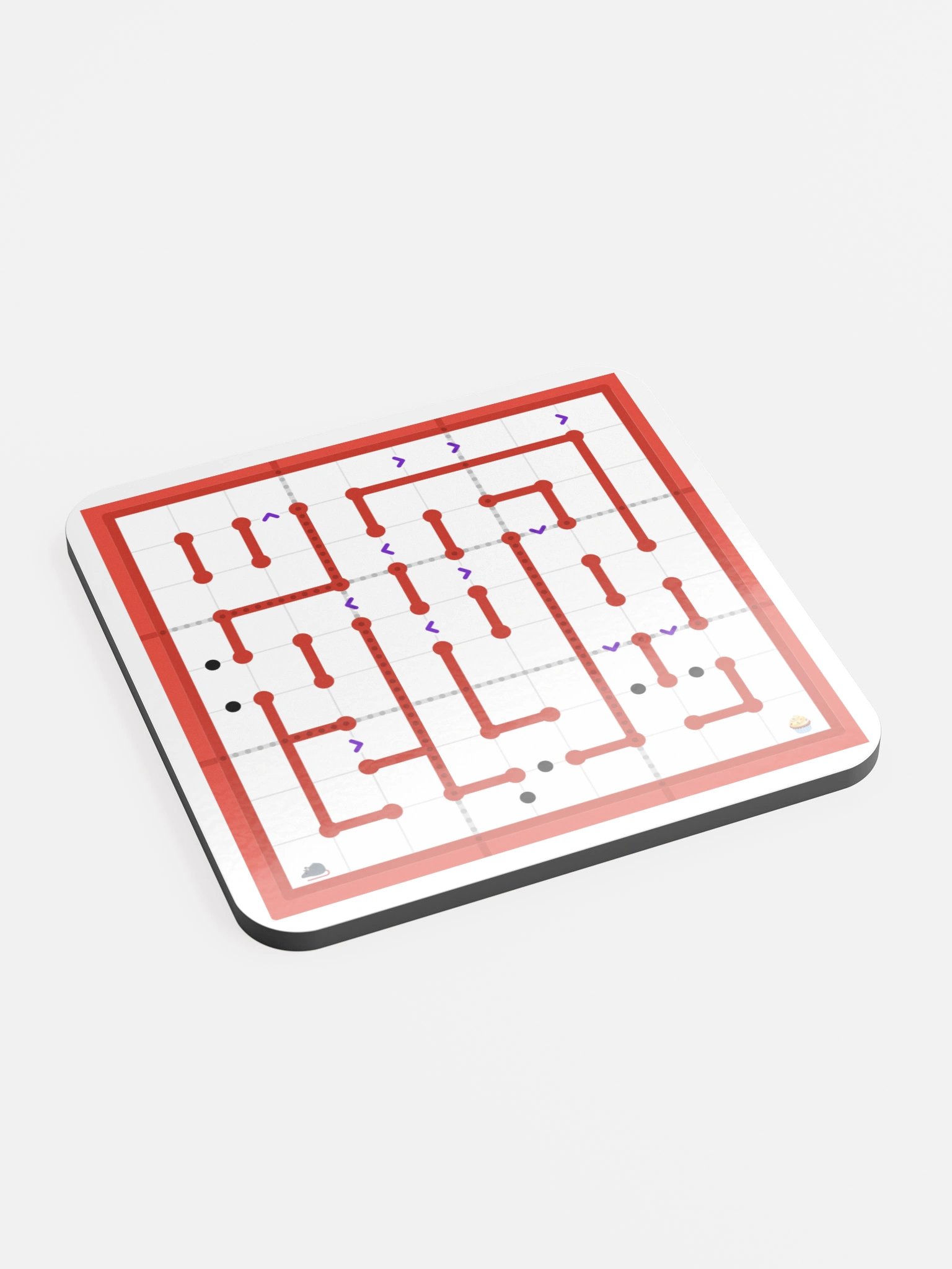 Rat Run Coaster Red product image (2)