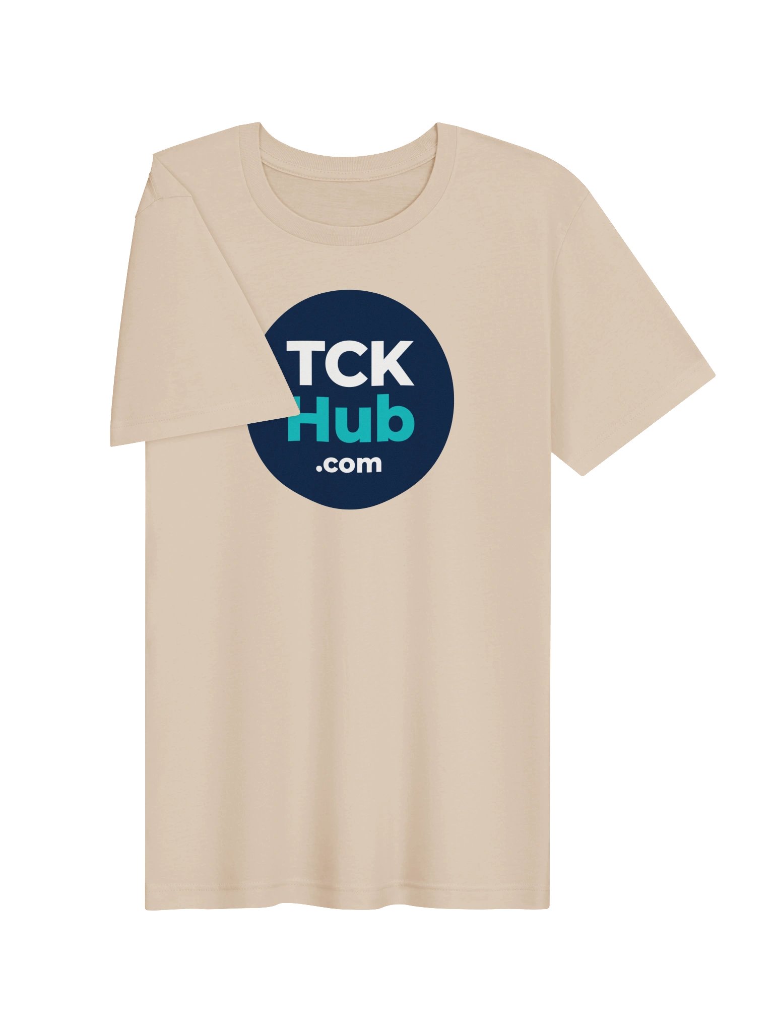TCK Hub Round Logo Tee, Center Chest (Navy Badge) product image (7)