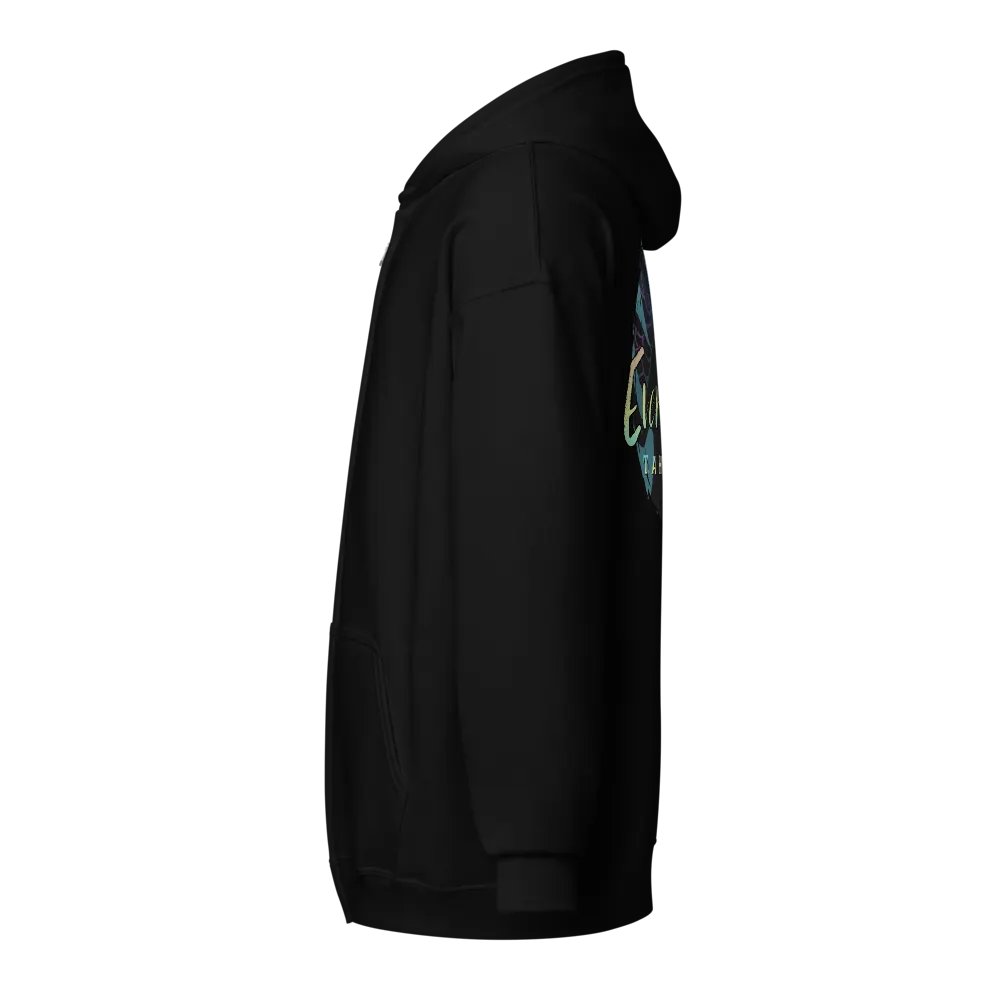 Cozy Chaos Crew Teal Logo Zip-up Hoodie product image (15)