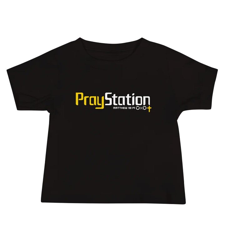 LXA PrayStation Baby Tee | Love X Aloha - Faith Collection | Premium Christian Apparel product image (2)