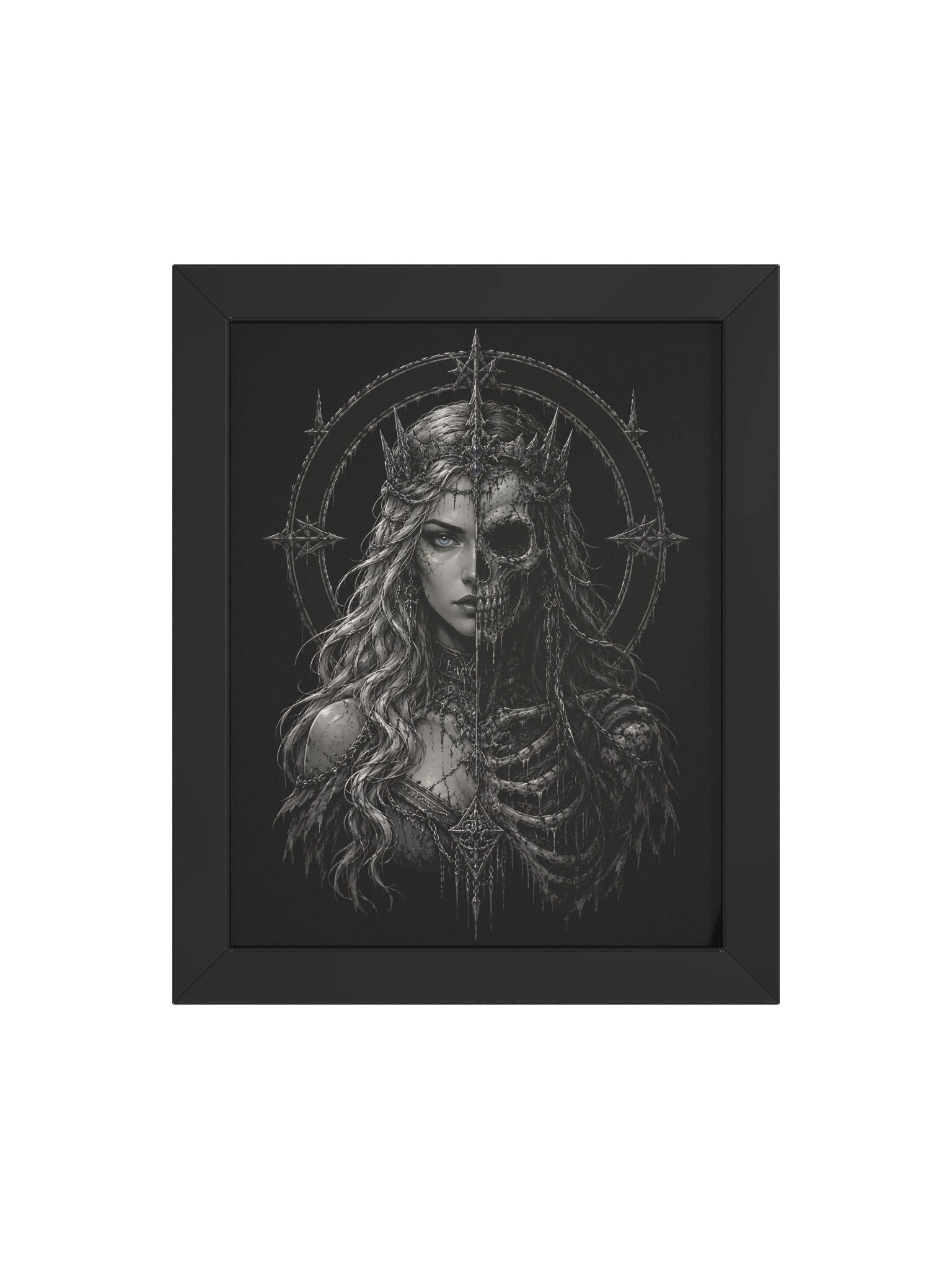 NORTHERN ILLUSIONS - The Faces of Hel (Goddess) Premium Framed Poster product image (19)
