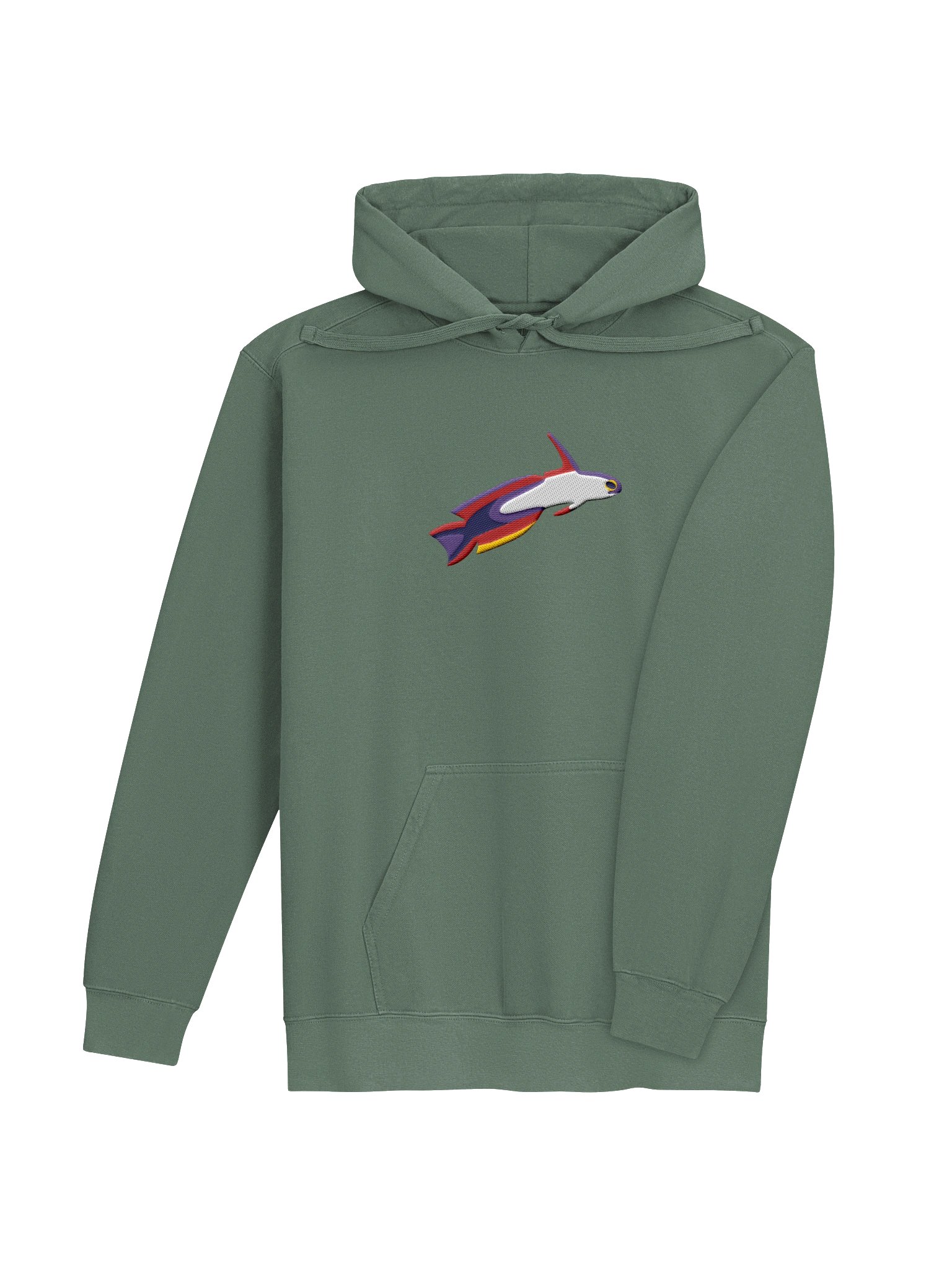 Purple Firefish Goby Embroidered Hoodie | Saltwater Reef Aquarium Fish & Ocean Lover Apparel SEO Description product image (7)