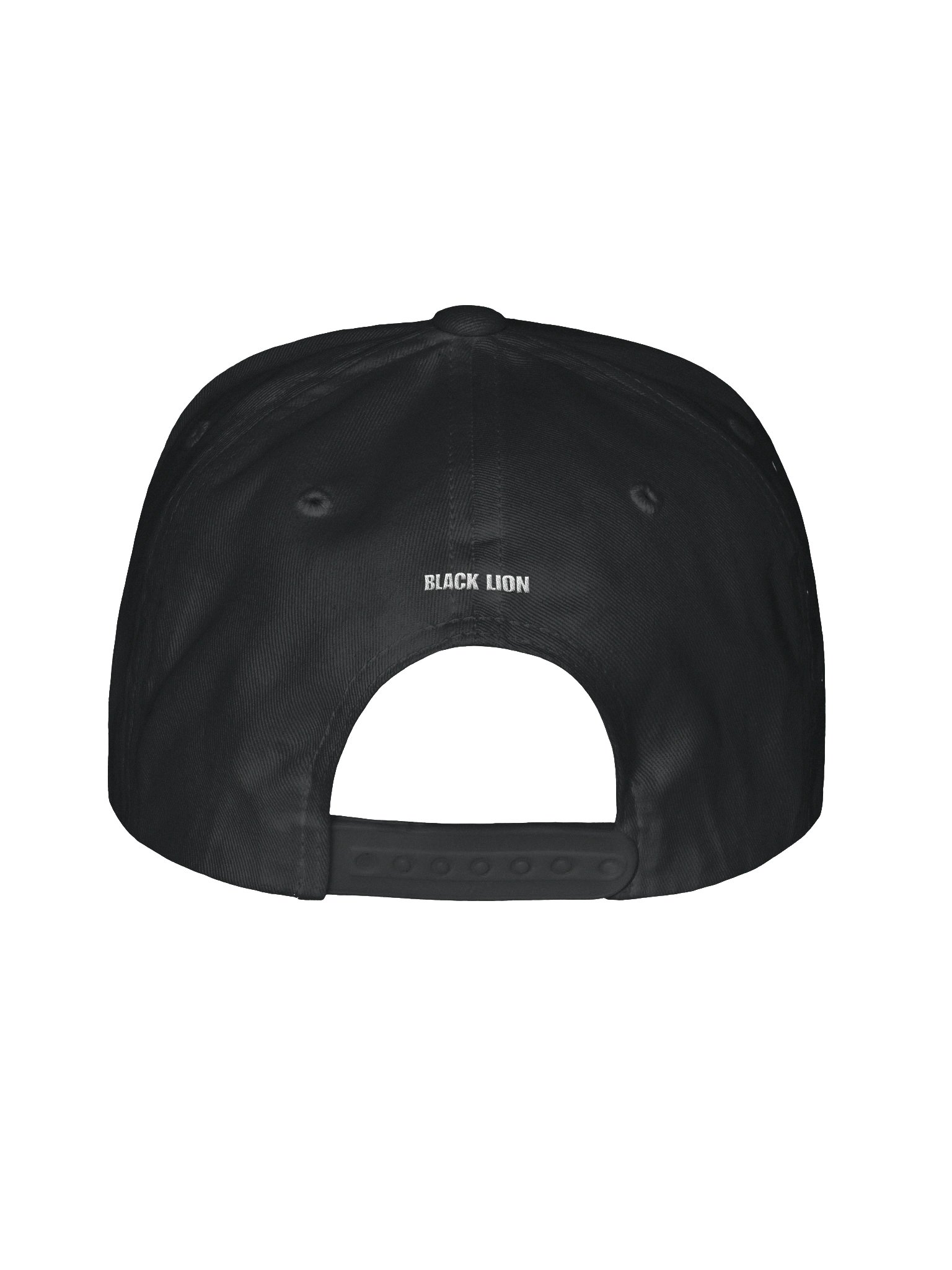 Black Lion Fitness Embroidered Flat Brim Snapback Cap – Premium Athletic Performance Hat product image (4)