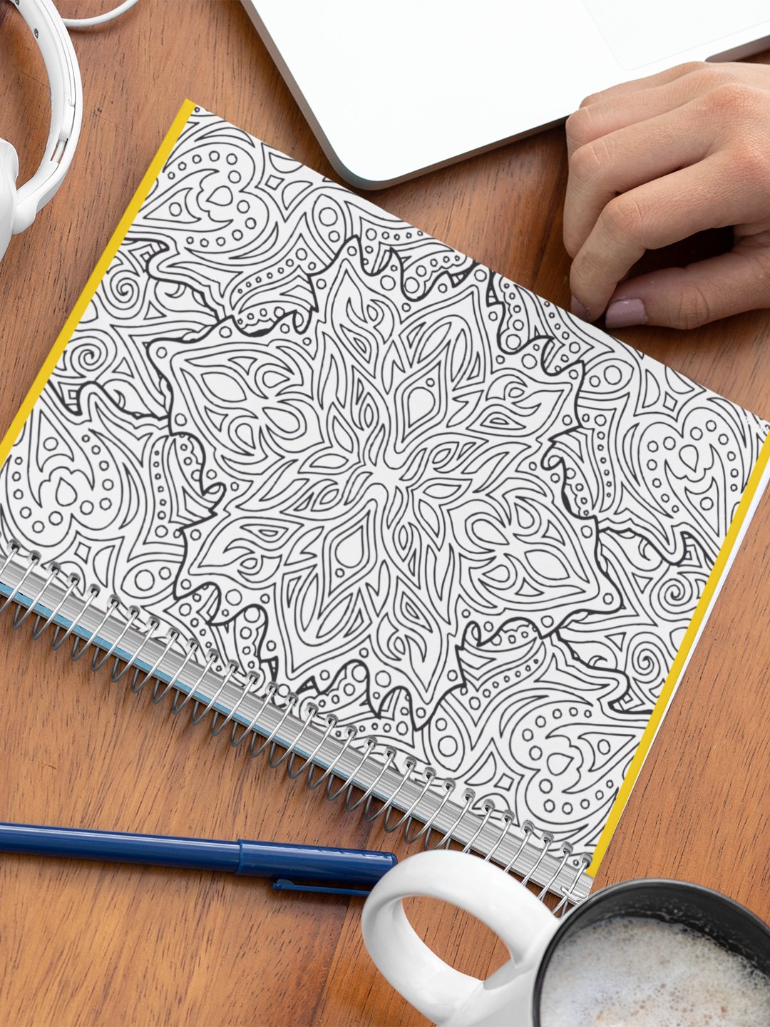 Mega Mandala Printable Coloring Book product image (3)