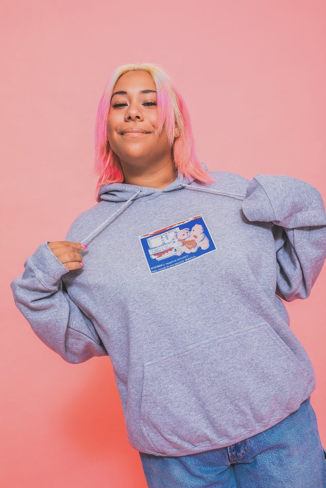Twin Bears Hoodie - Grey product image (4)