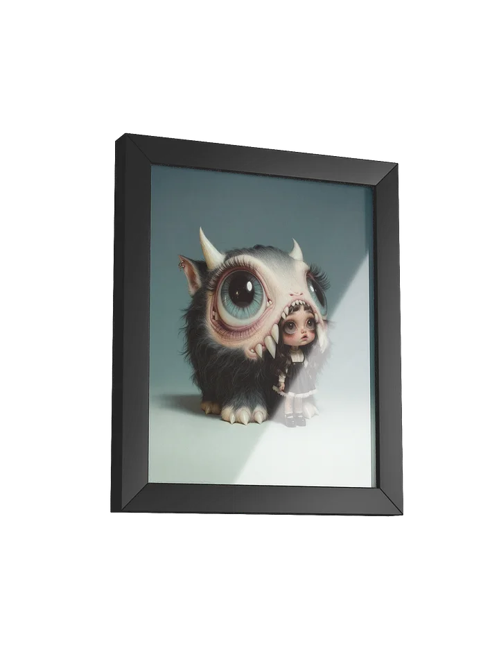 She Stands Where the Teeth Are Framed Print product image (2)