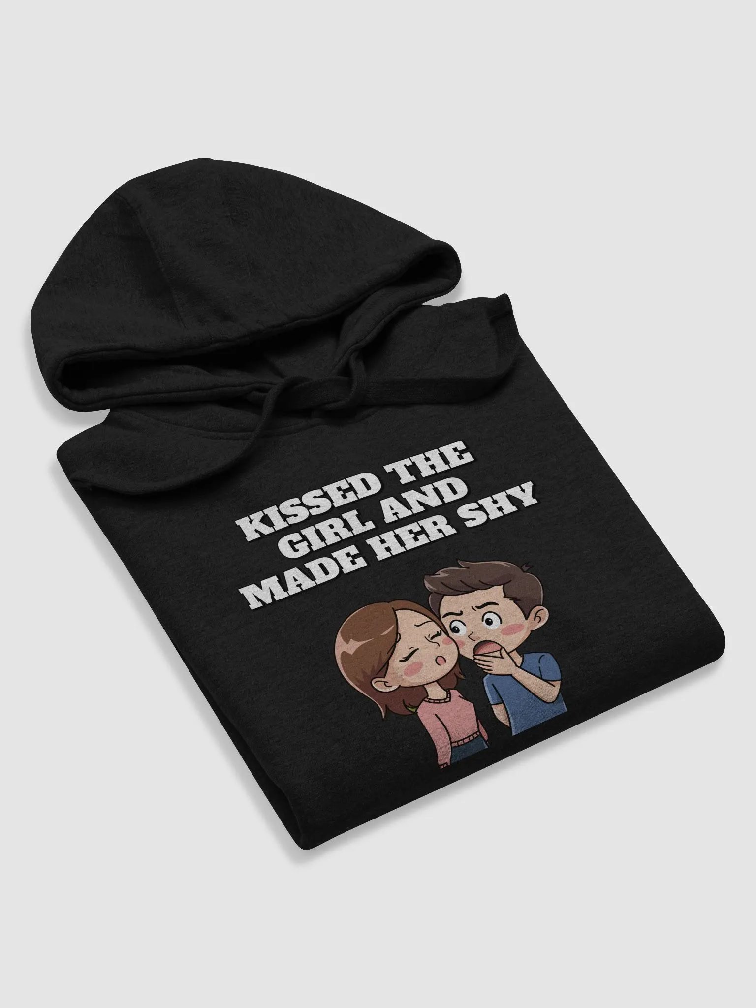 Kissed The Girl And Made Her Shy - Nursery Rhythm Parody Hoodie product image (19)