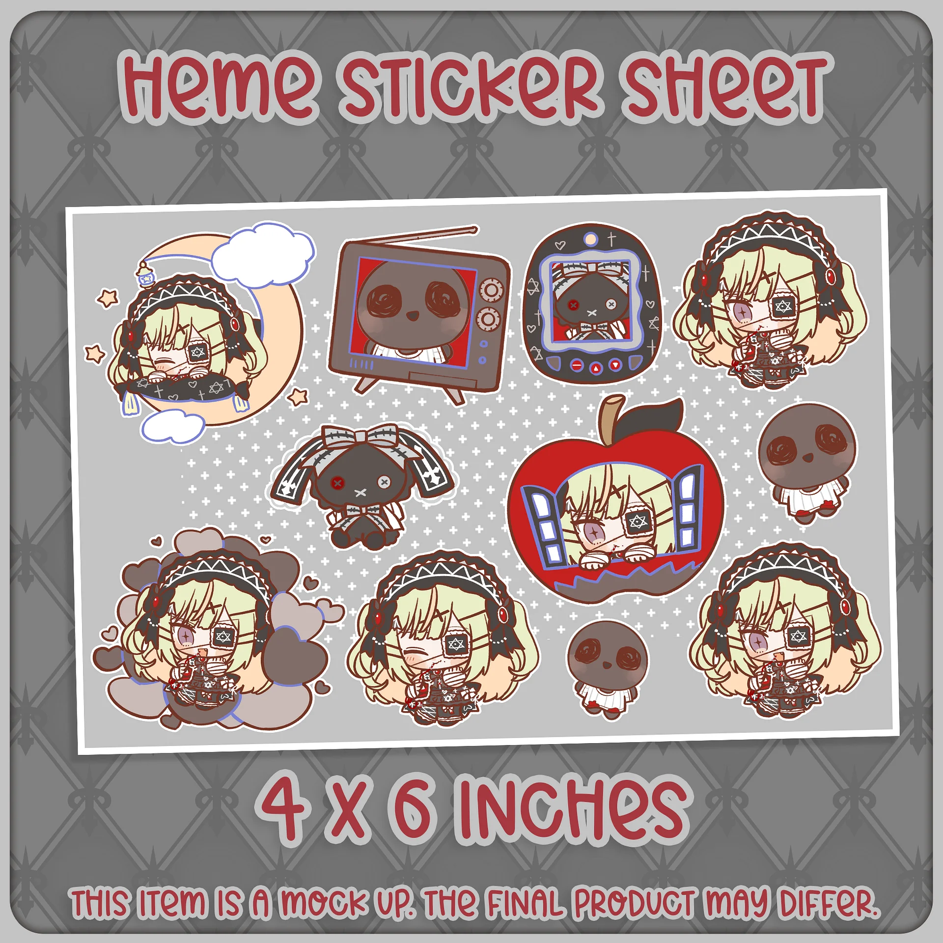 Heme Sticker Sheet [PREORDER] product image (1)