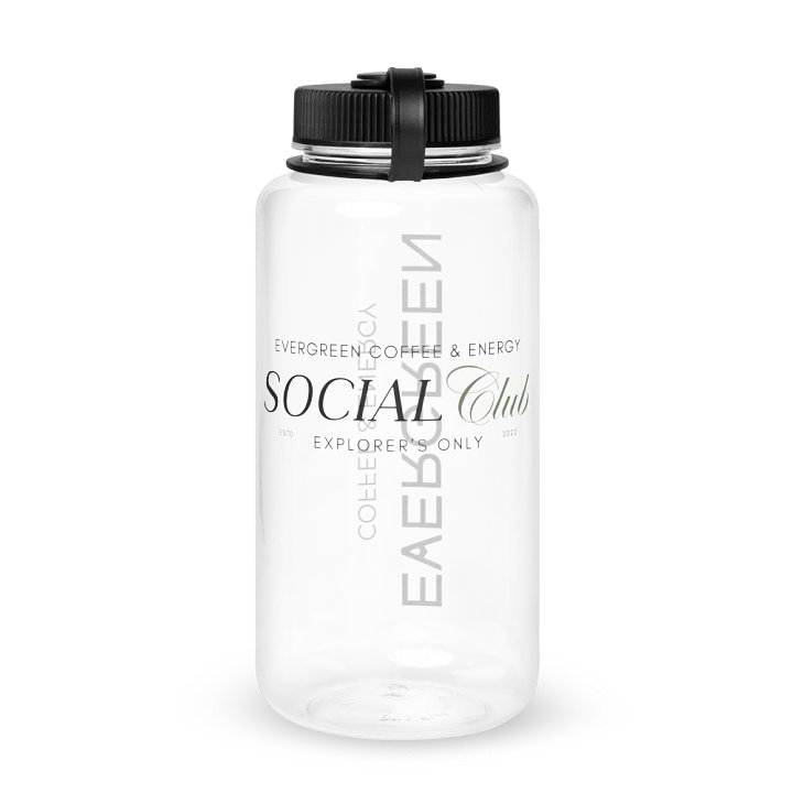Social Club Plastic Water Bottle | Sip Society product image (1)