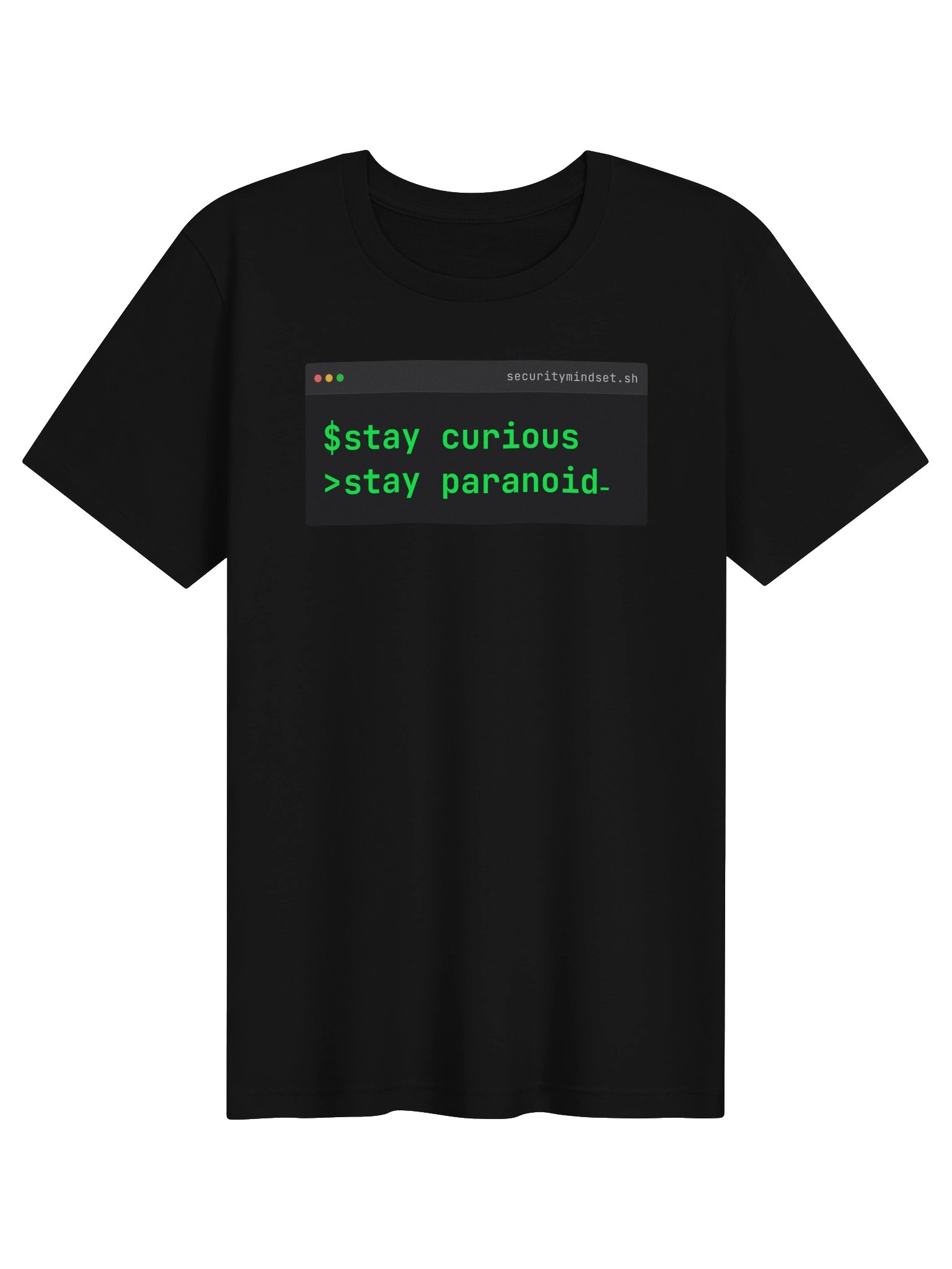 Stay Curious Stay Paranoid | Cybersecurity Quotes product image (2)