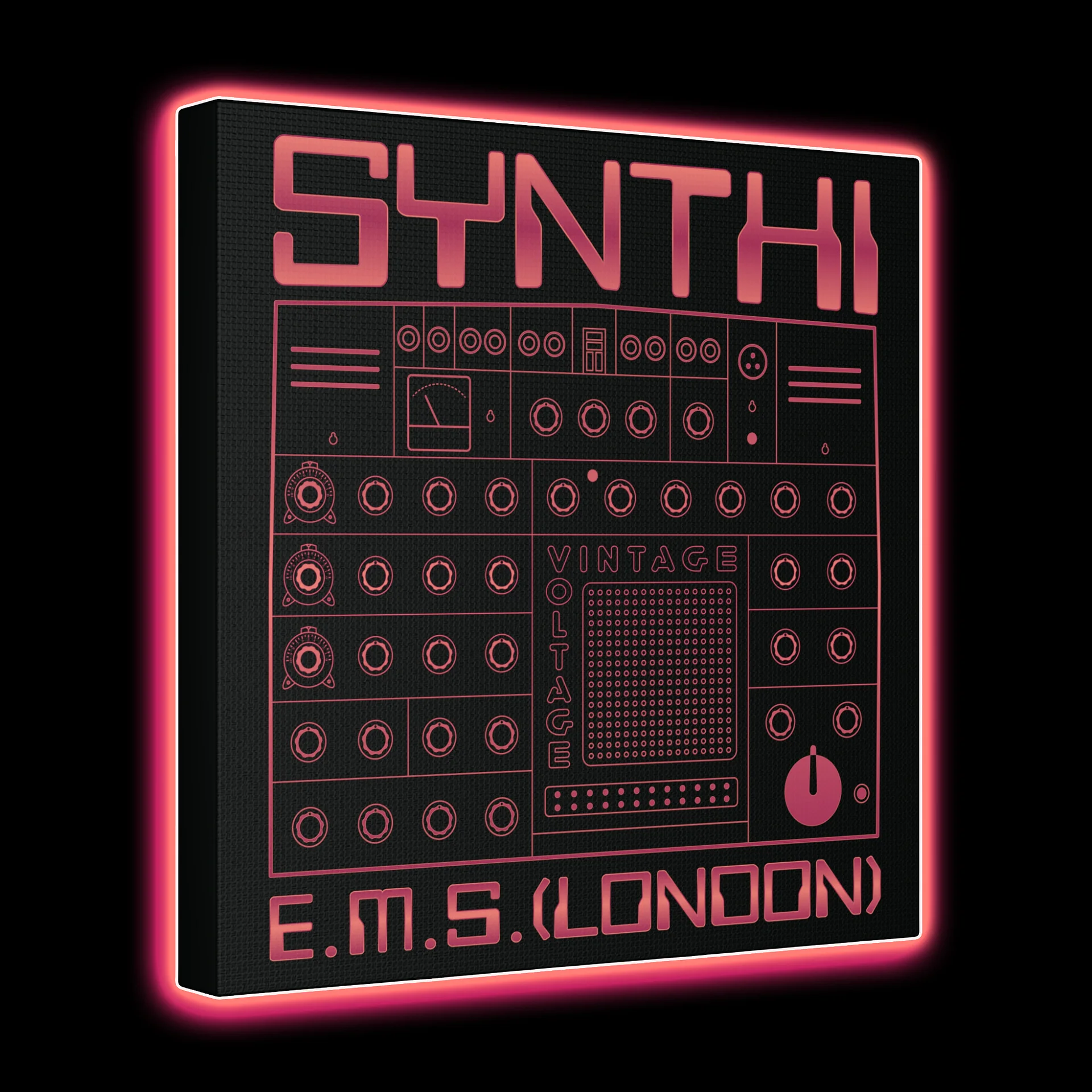 EMS Synthi Canvas Studio Wall Art - AKS VCS3 Electronic Music Studios (Vintage Analog Synthesizer) product image (1)
