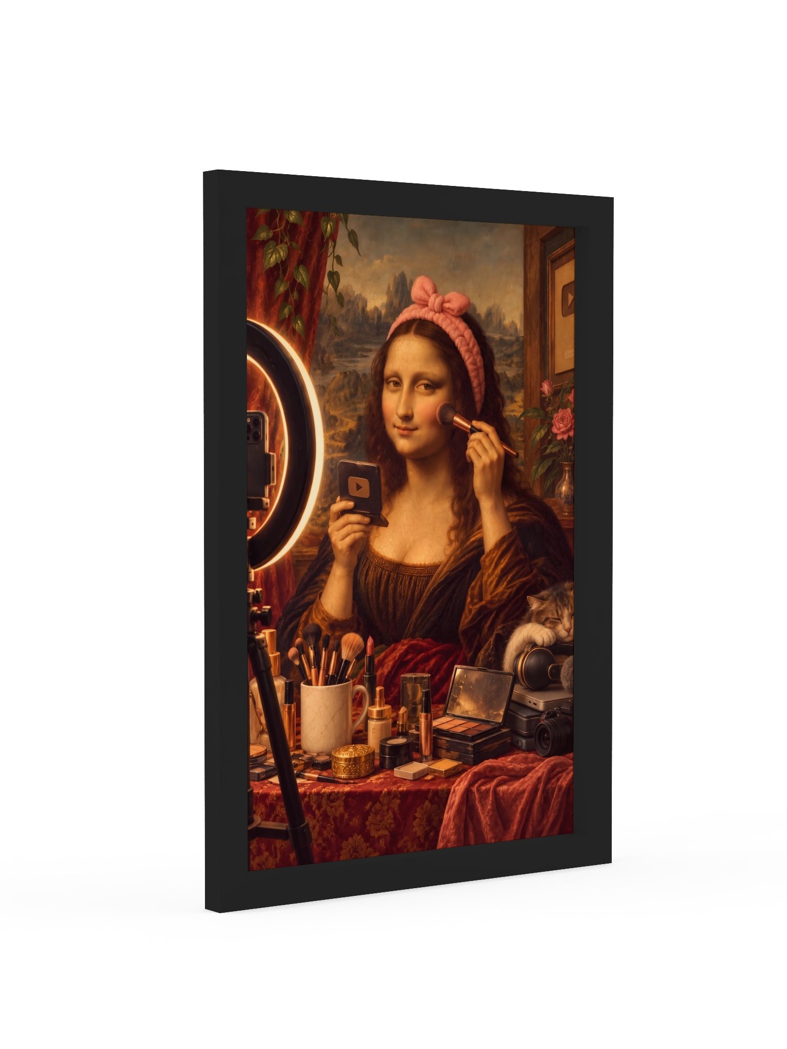 Getting Ready With Mona Lisa Poster product image (4)