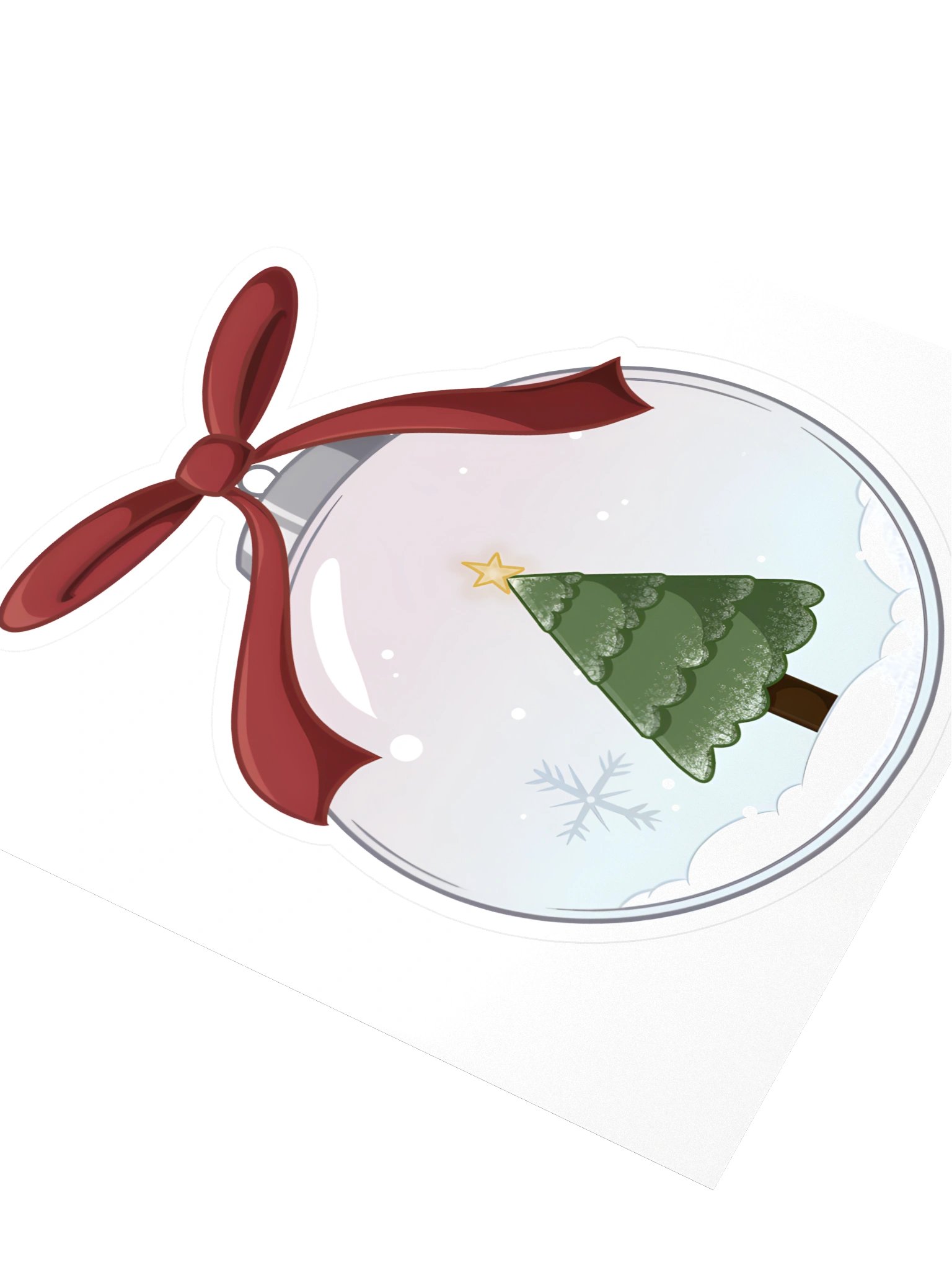 Snow Globe Ornament Sticker product image (3)