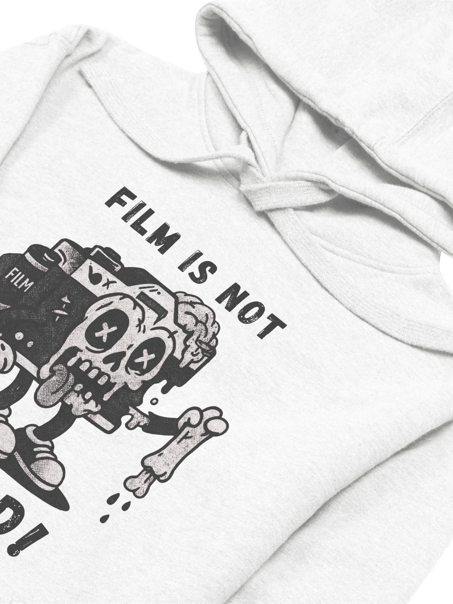 Undead 35mm Vintage Graphic Hoodie (White) product image (3)