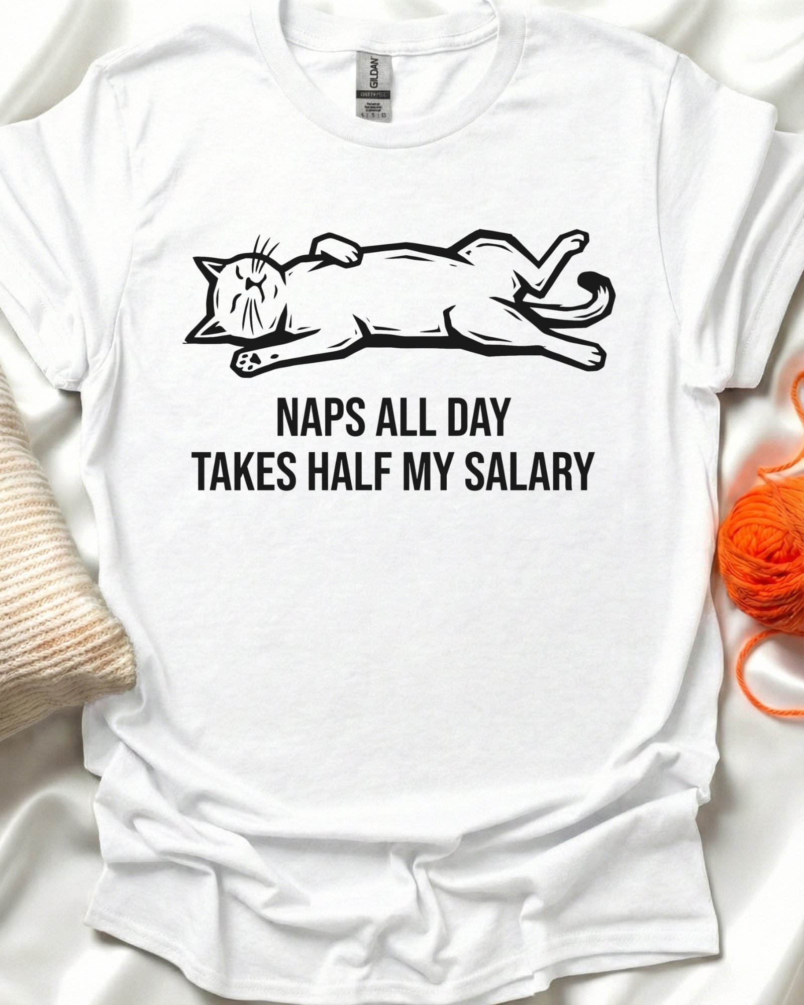 Naps All Day Cat T-Shirt product image (3)