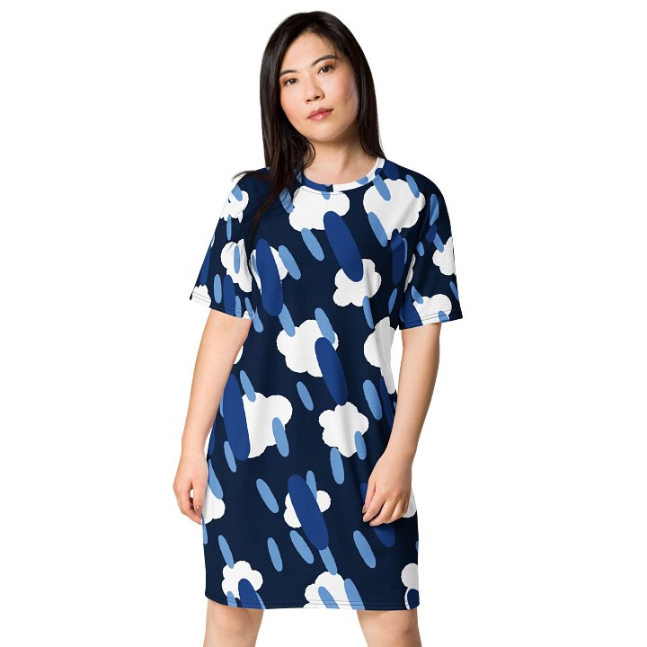 Rainy Day Dream All-Over T-Shirt Dress product image (1)