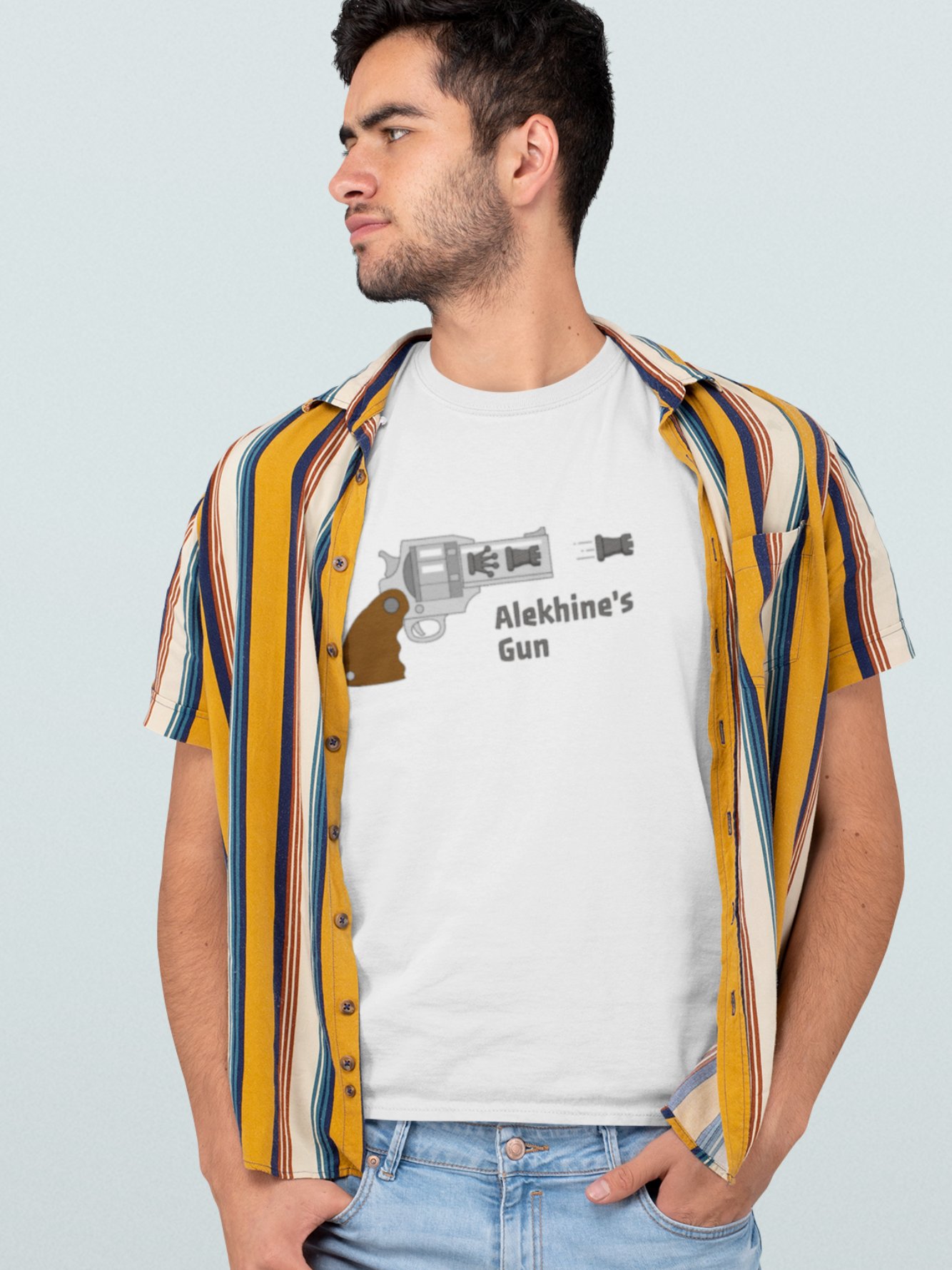 Alekhine's gun Chess T-shirt product image (2)