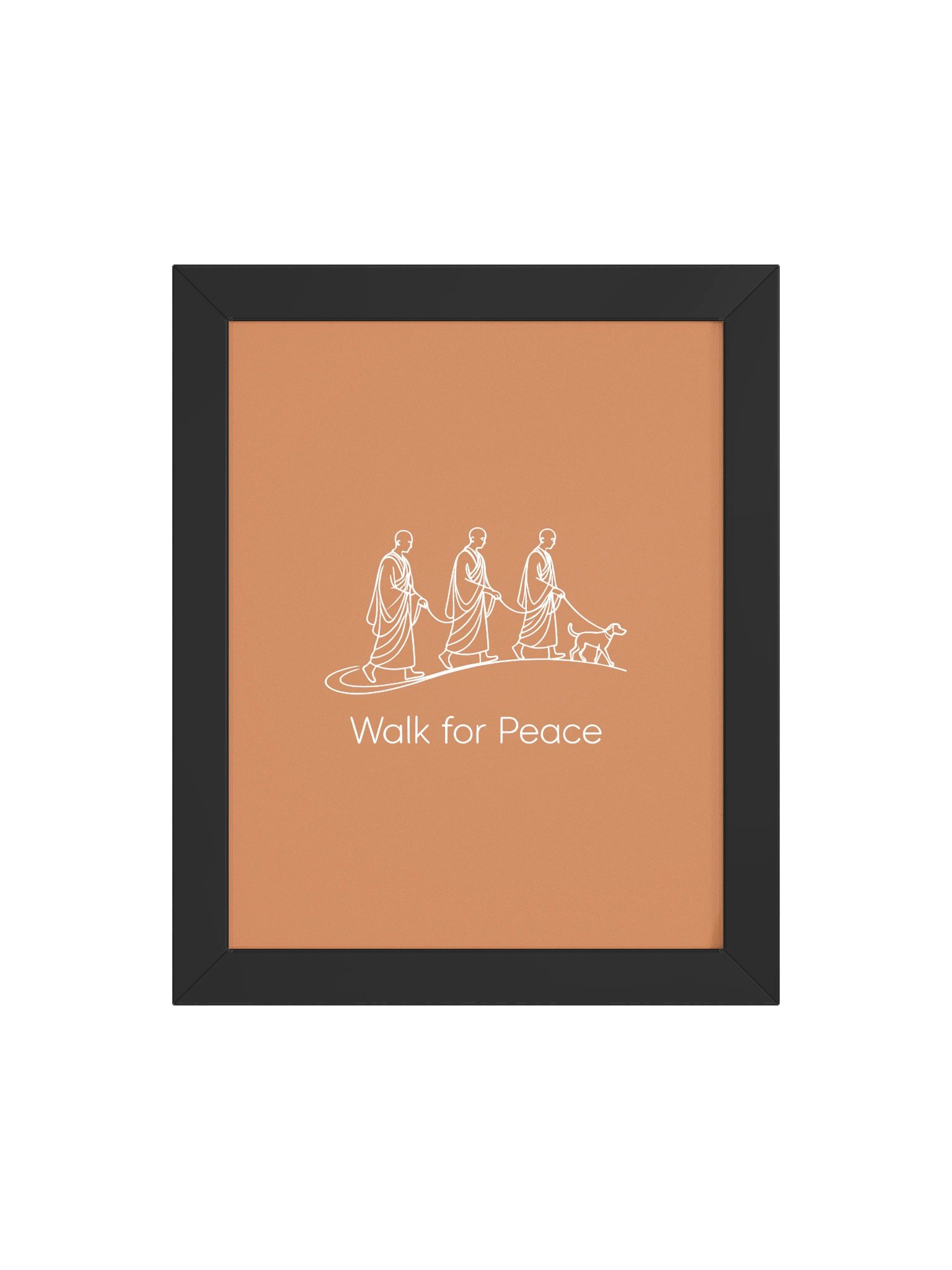 Walk for Peace Framed Poster - Dark product image (2)