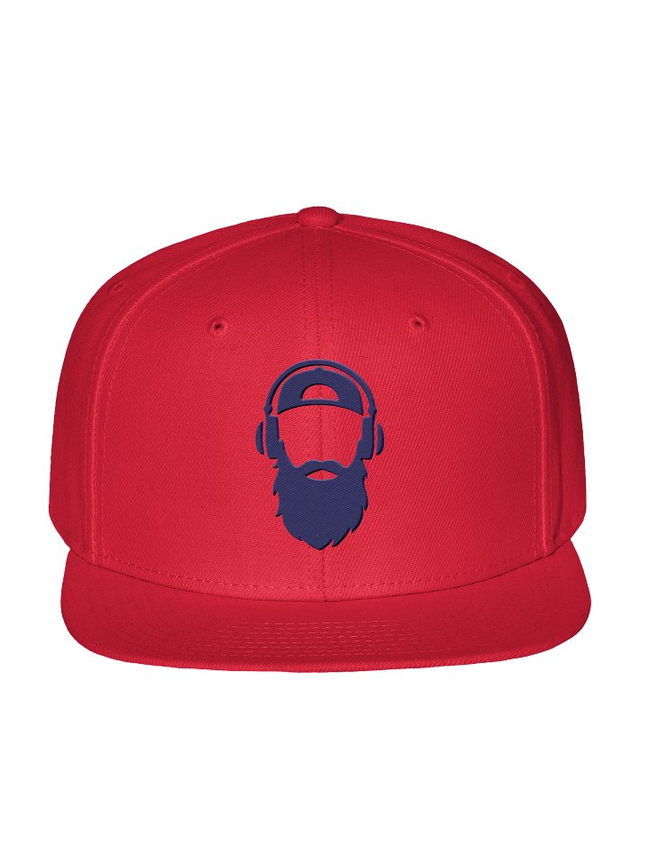 Flat Bill Rolen Beats Icon Split Script Hat – Navy Split Hrz Logo product image (5)