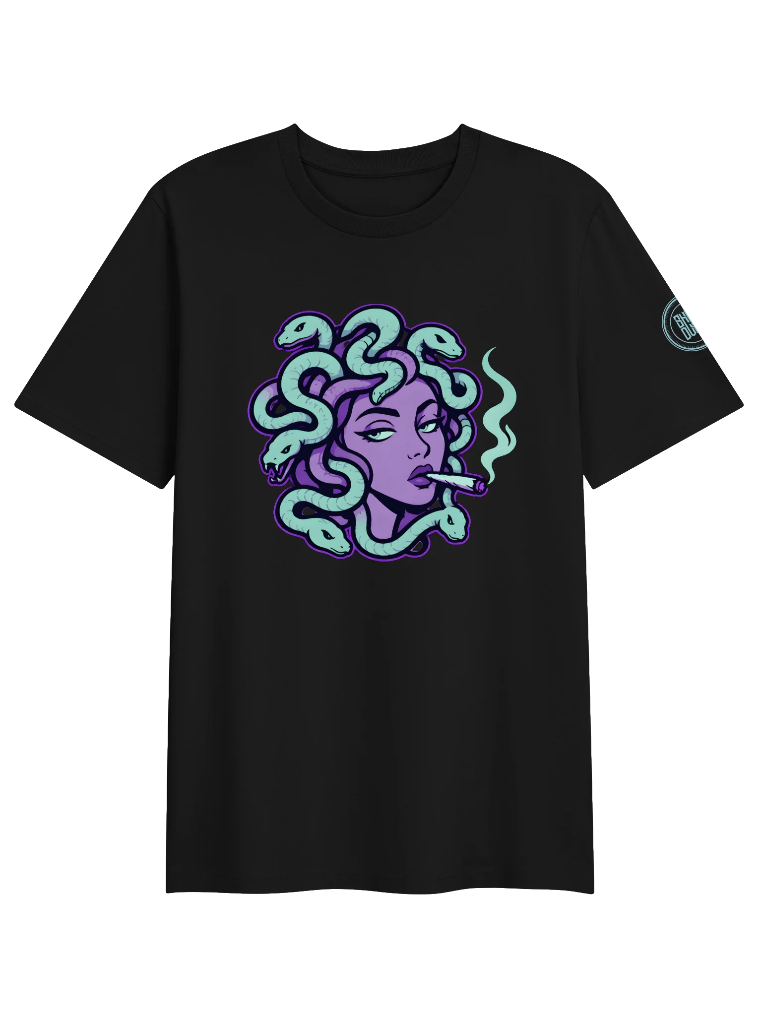 Medusa Smoke Graphic Tee (Organic ribbed neck T-Shirt) product image (1)